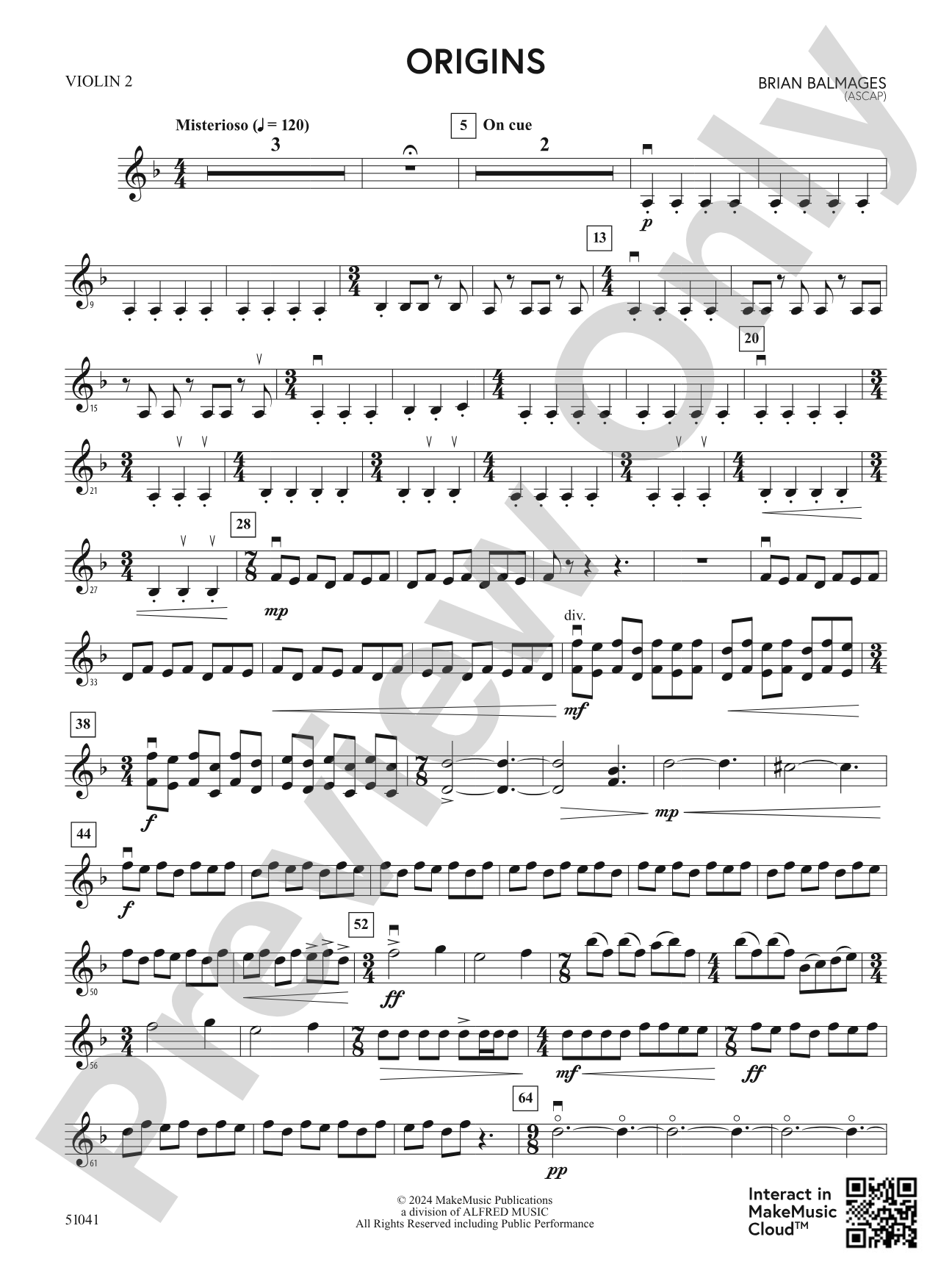 Origins: 2nd Violin