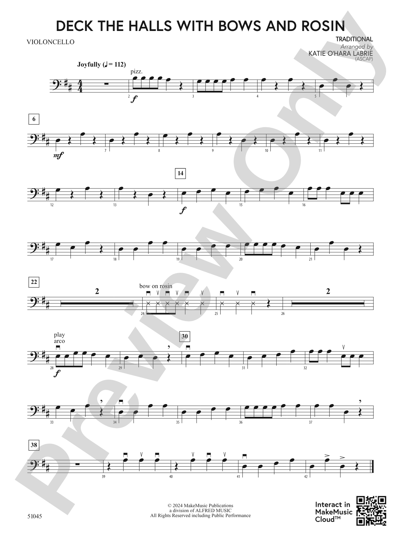 Deck the Halls With Bows and Rosin: Cello
