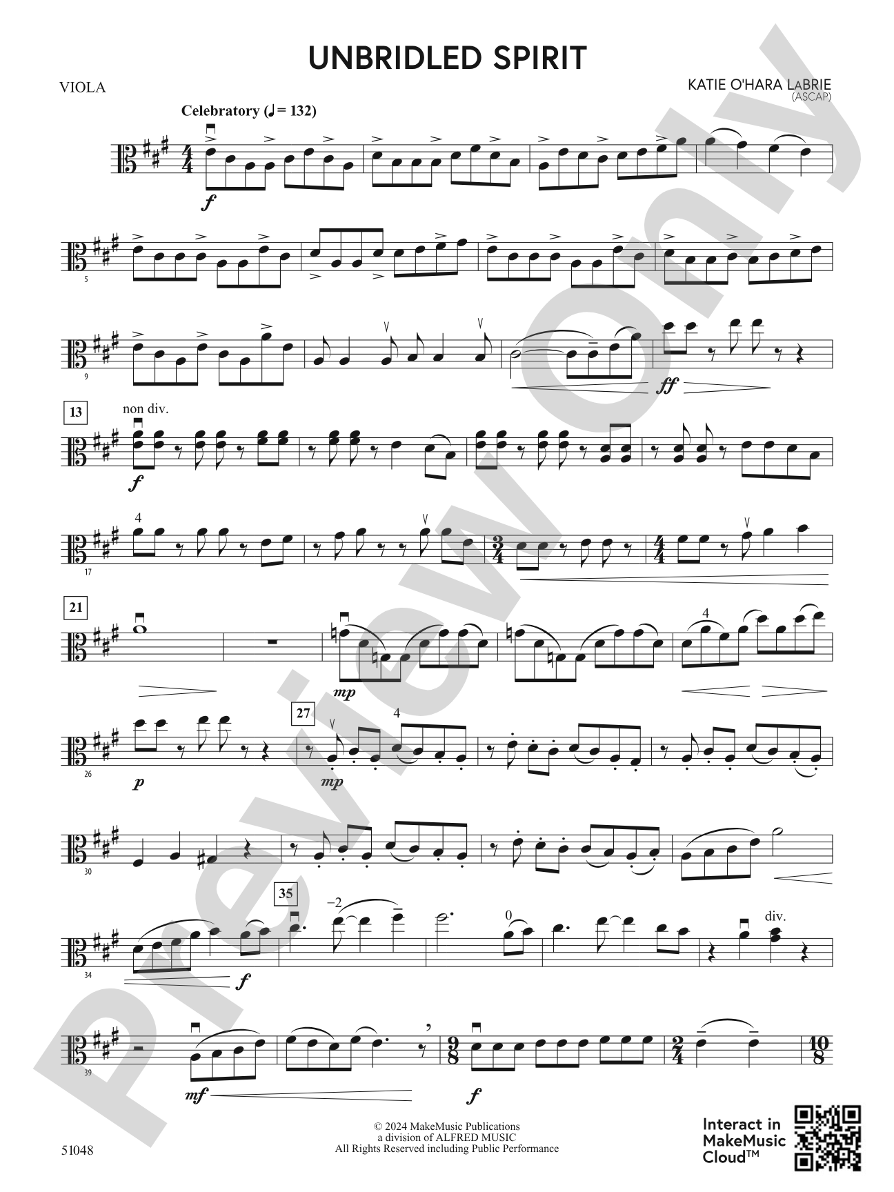 Unbridled Spirit: Viola