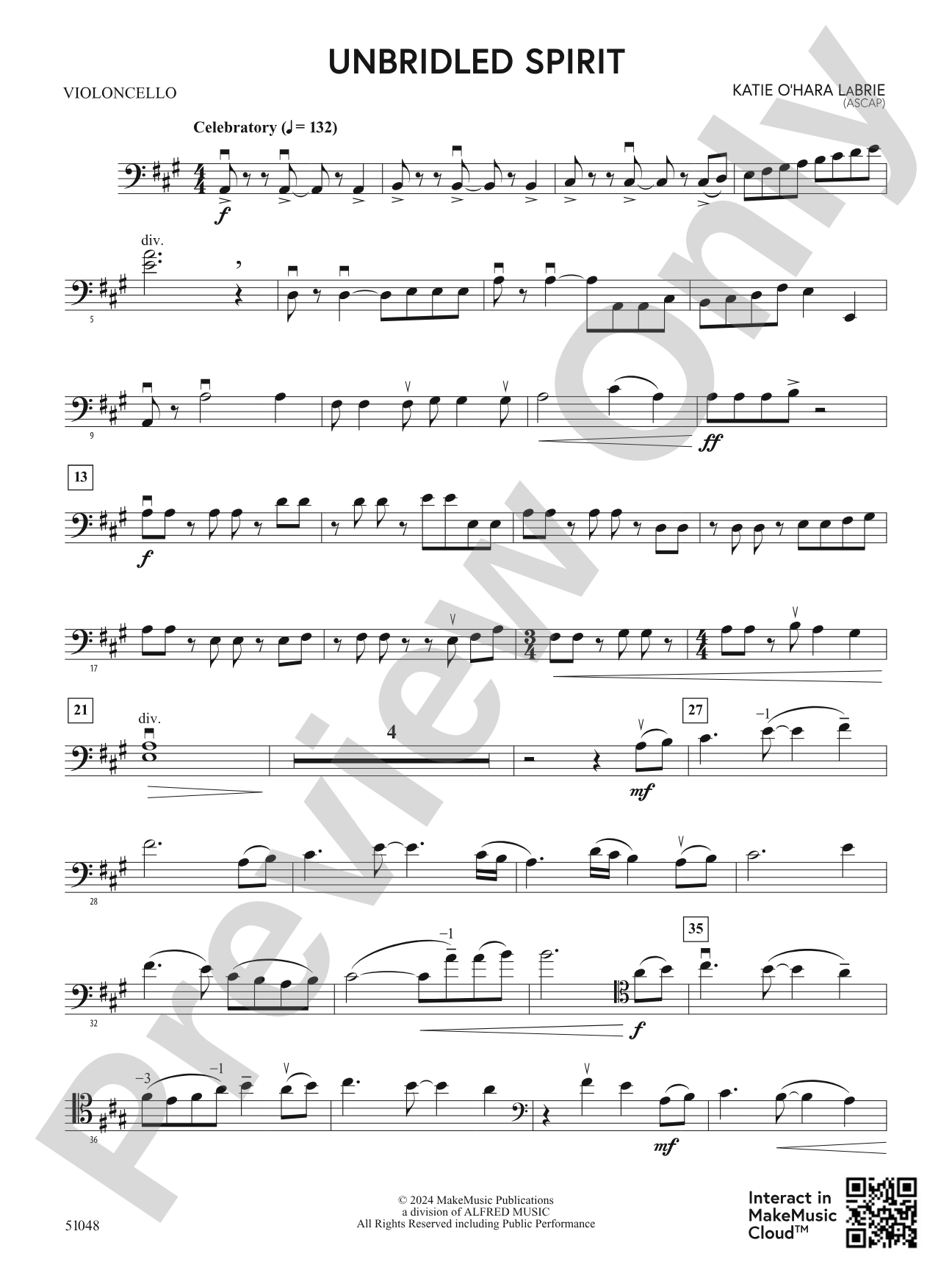 Unbridled Spirit: Cello