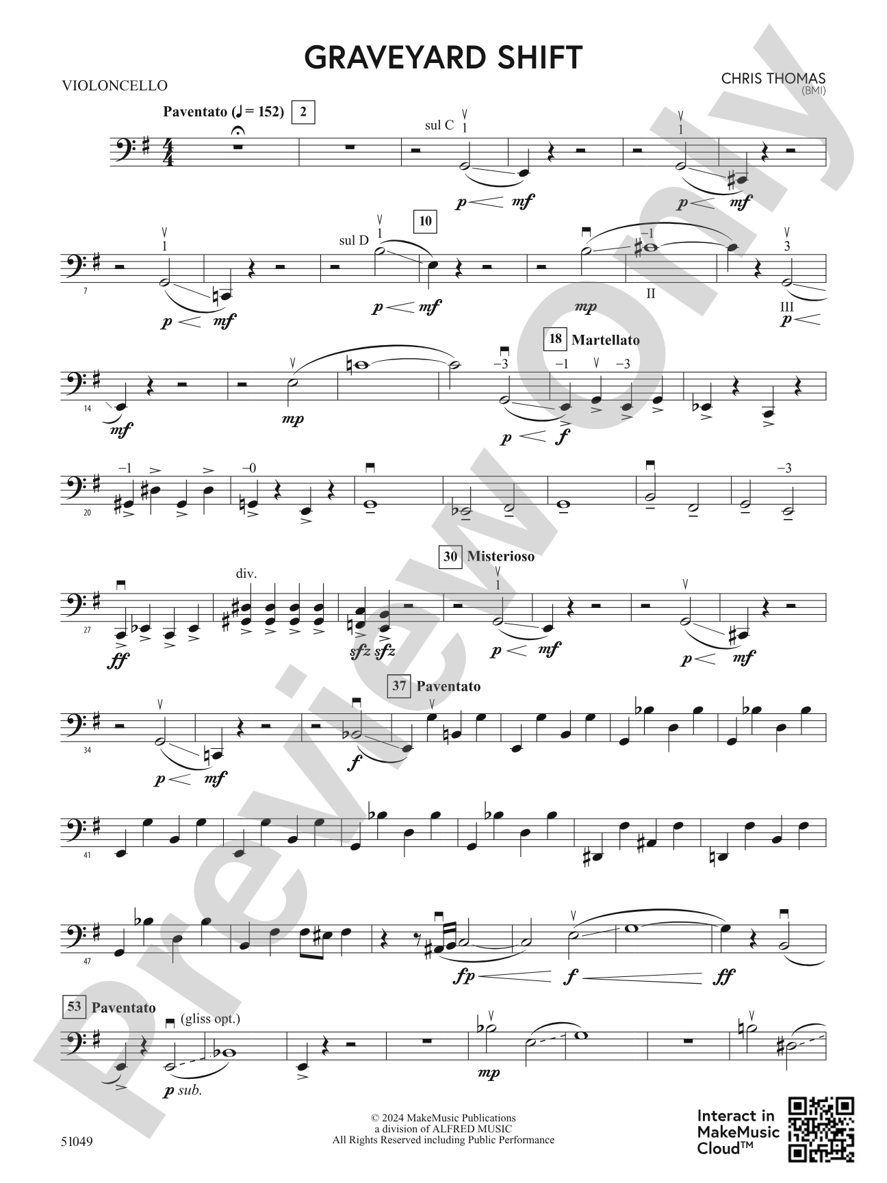 Graveyard Shift: Cello