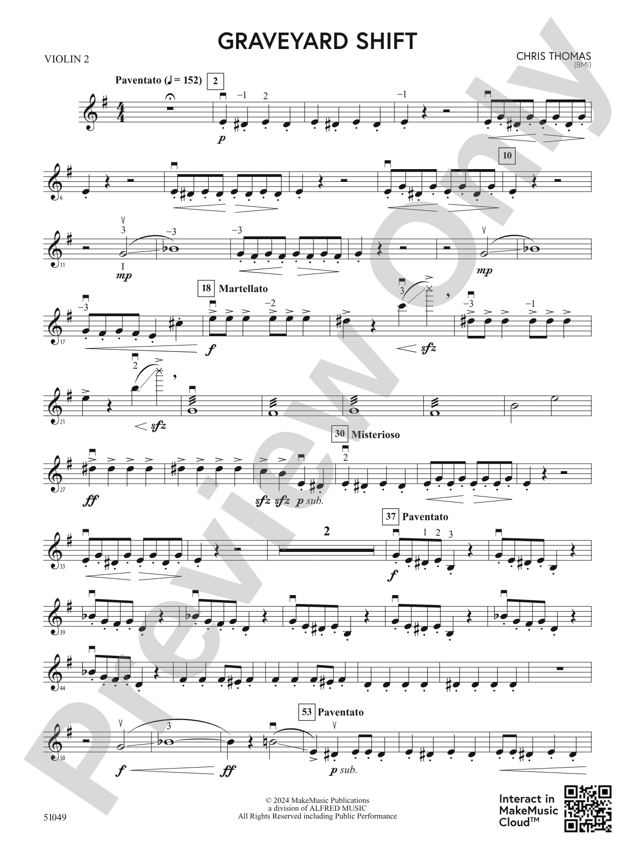 Graveyard Shift: 2nd Violin