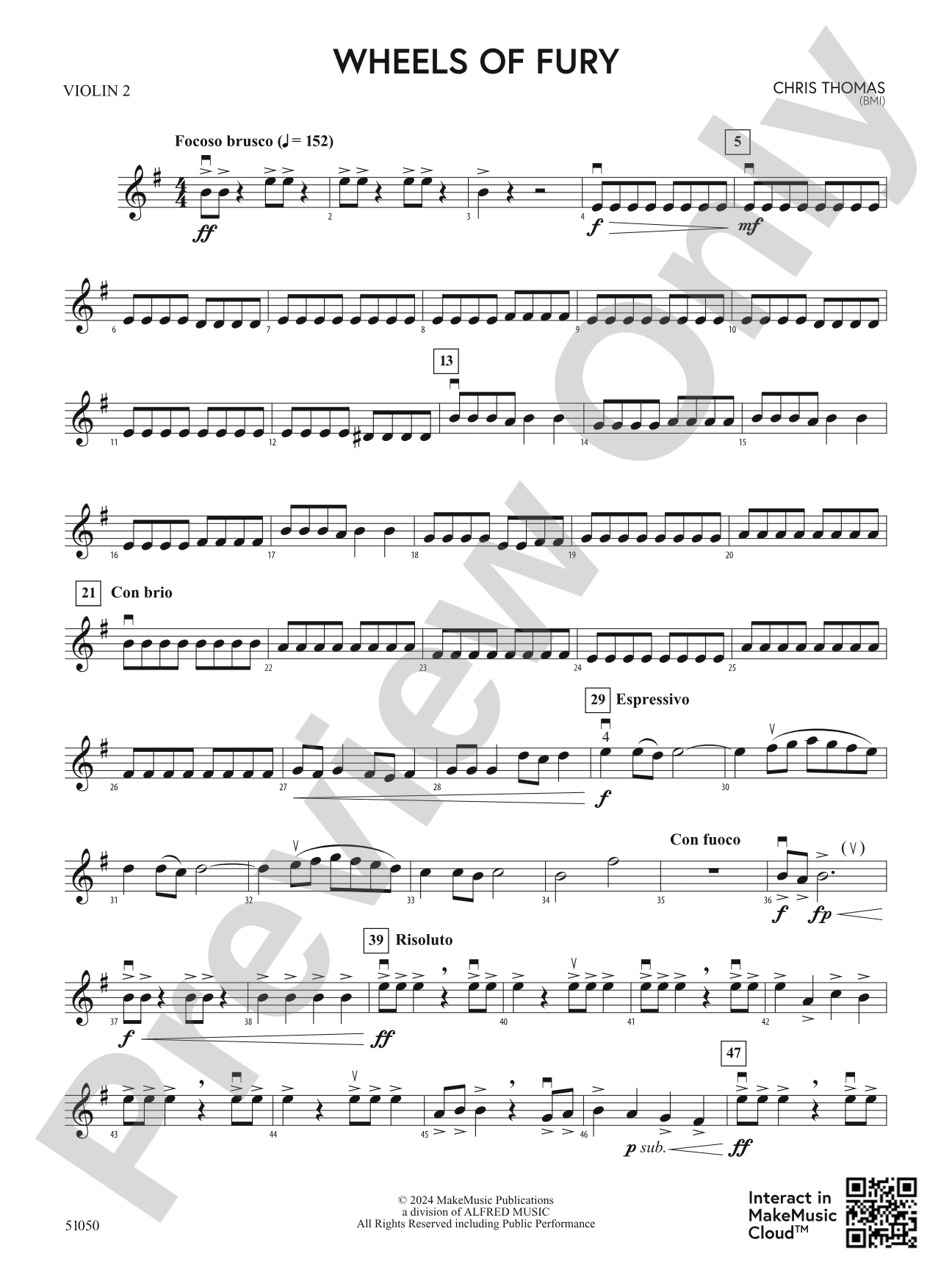 Wheels of Fury: 2nd Violin