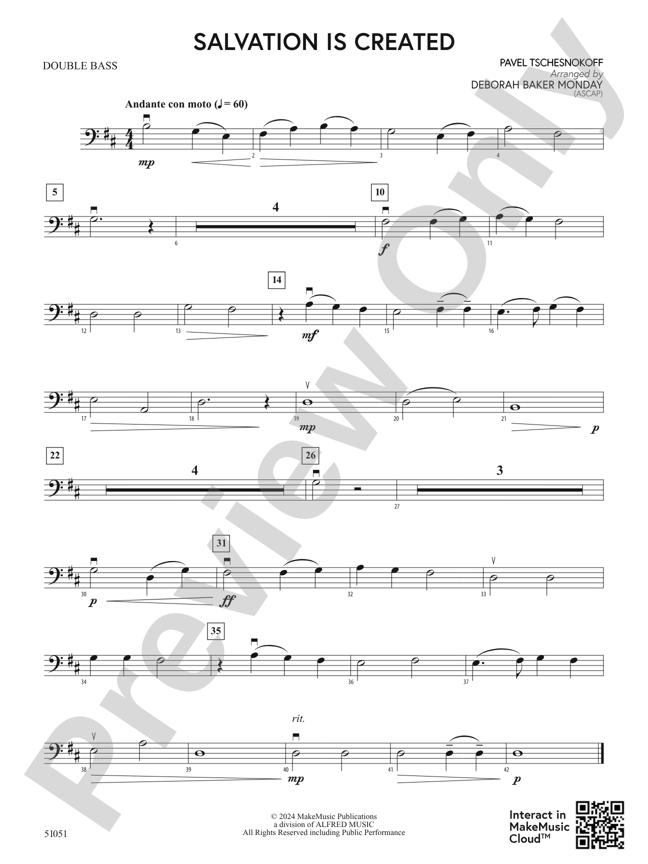 Salvation is Created: String Bass