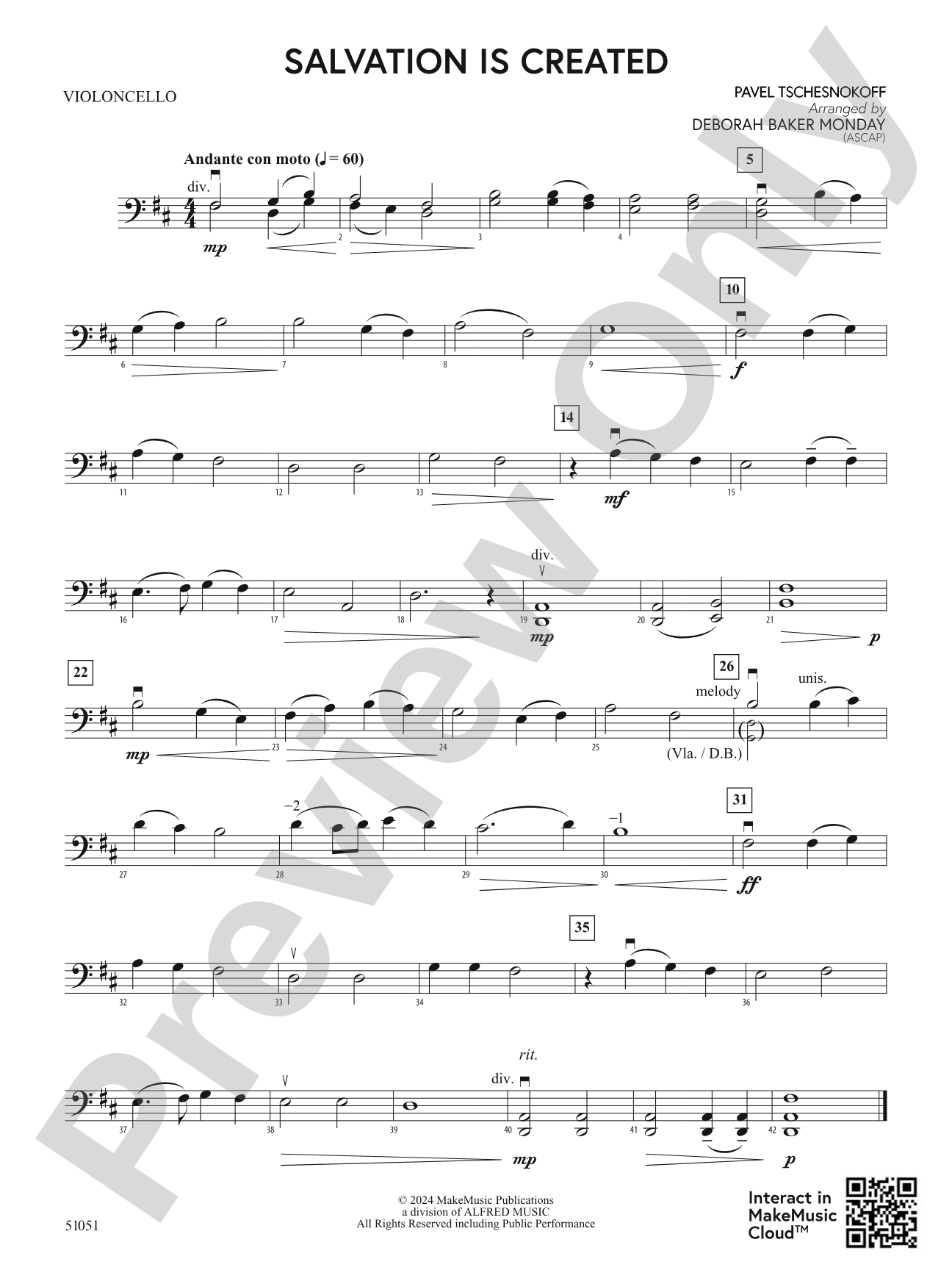 Salvation is Created: Cello