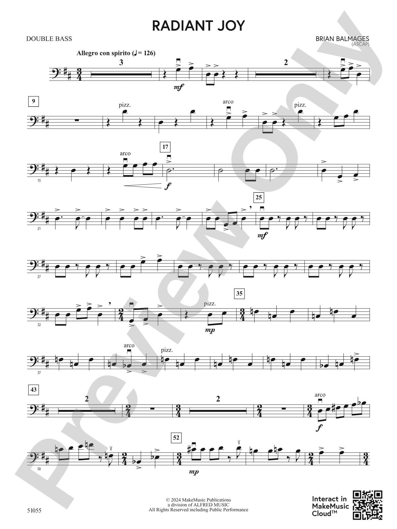 Radiant Joy: String Bass