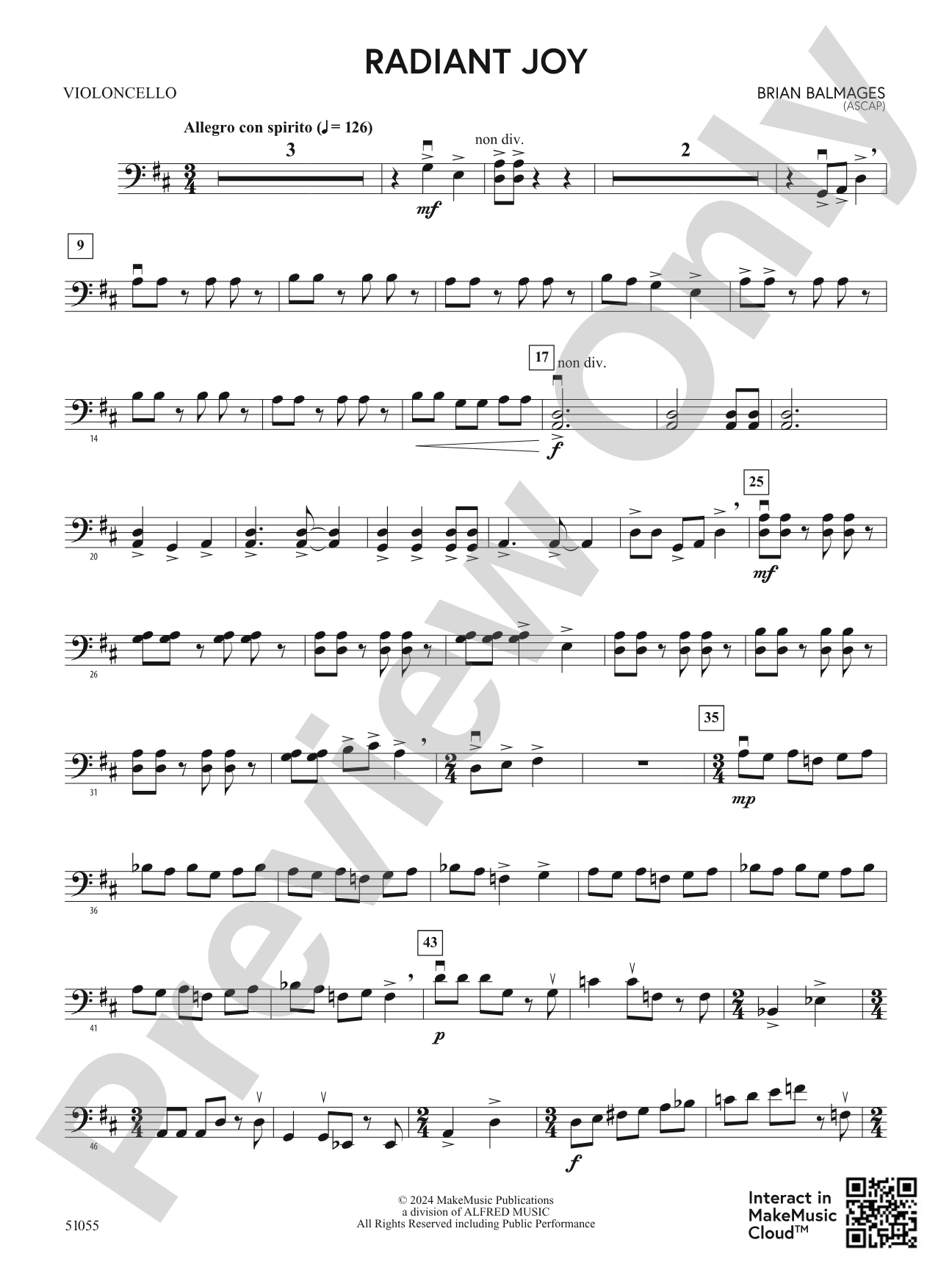 Radiant Joy: Cello