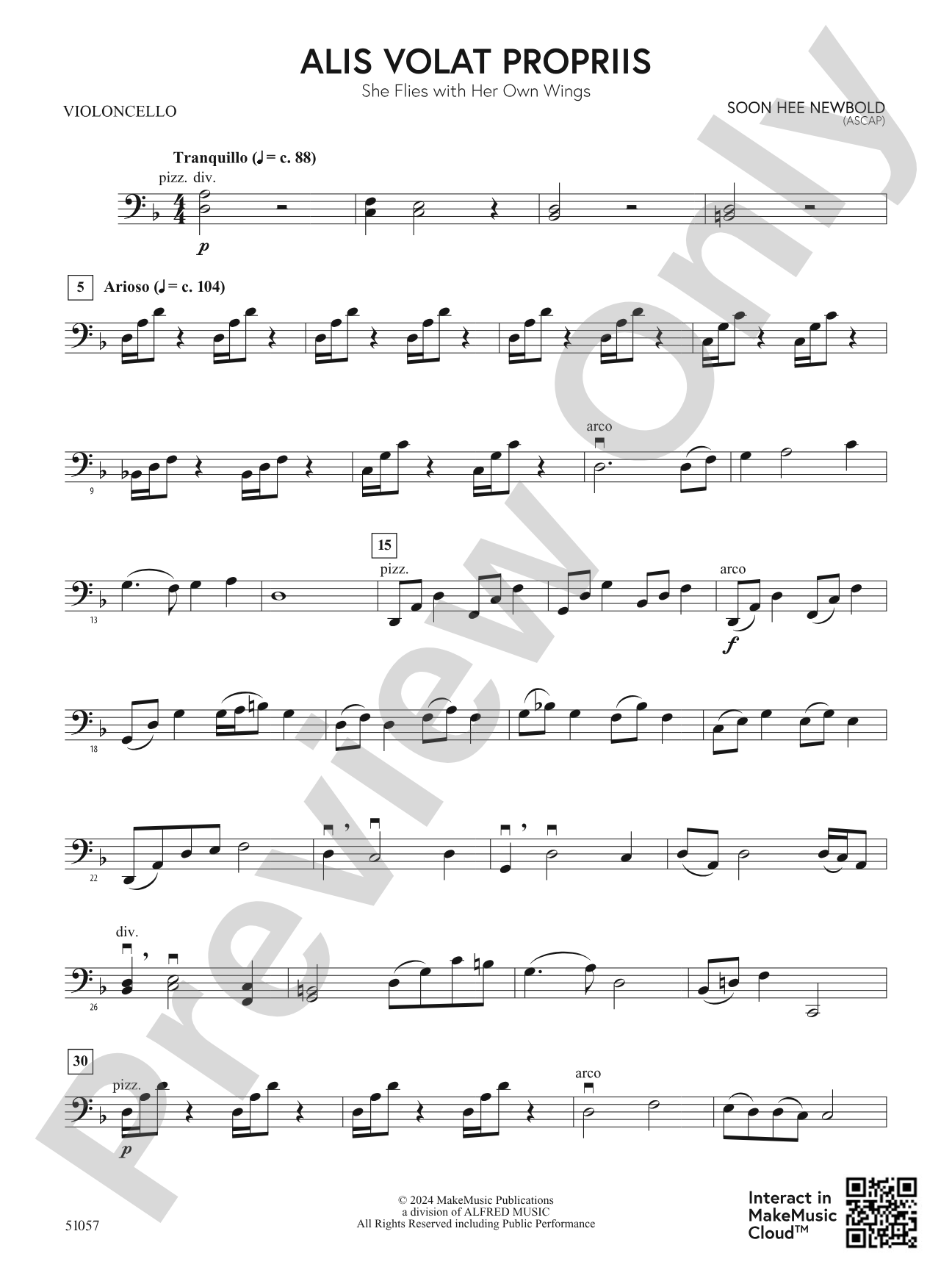 Alis Volat Propriis: Cello