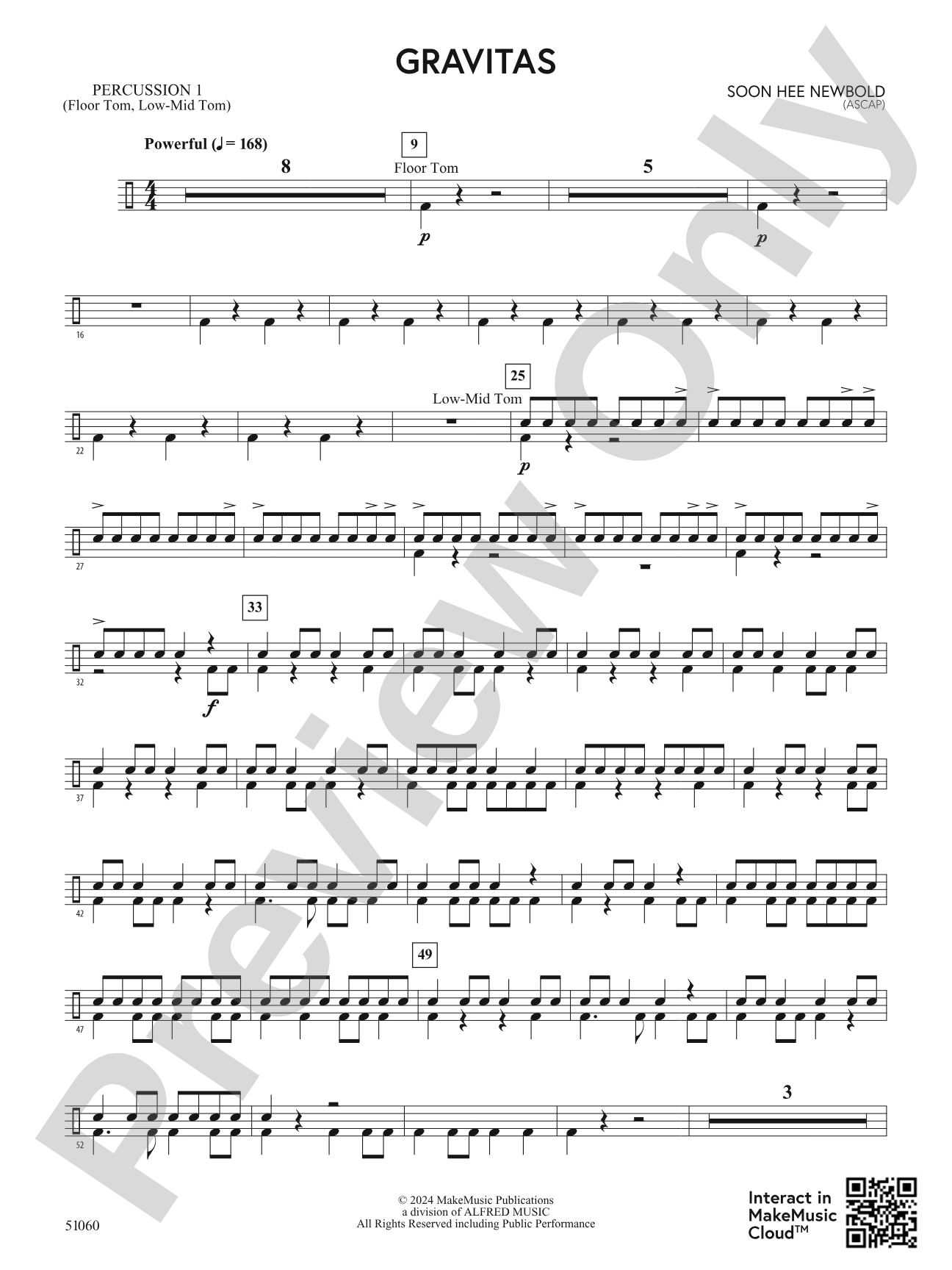 Gravitas: 1st Percussion