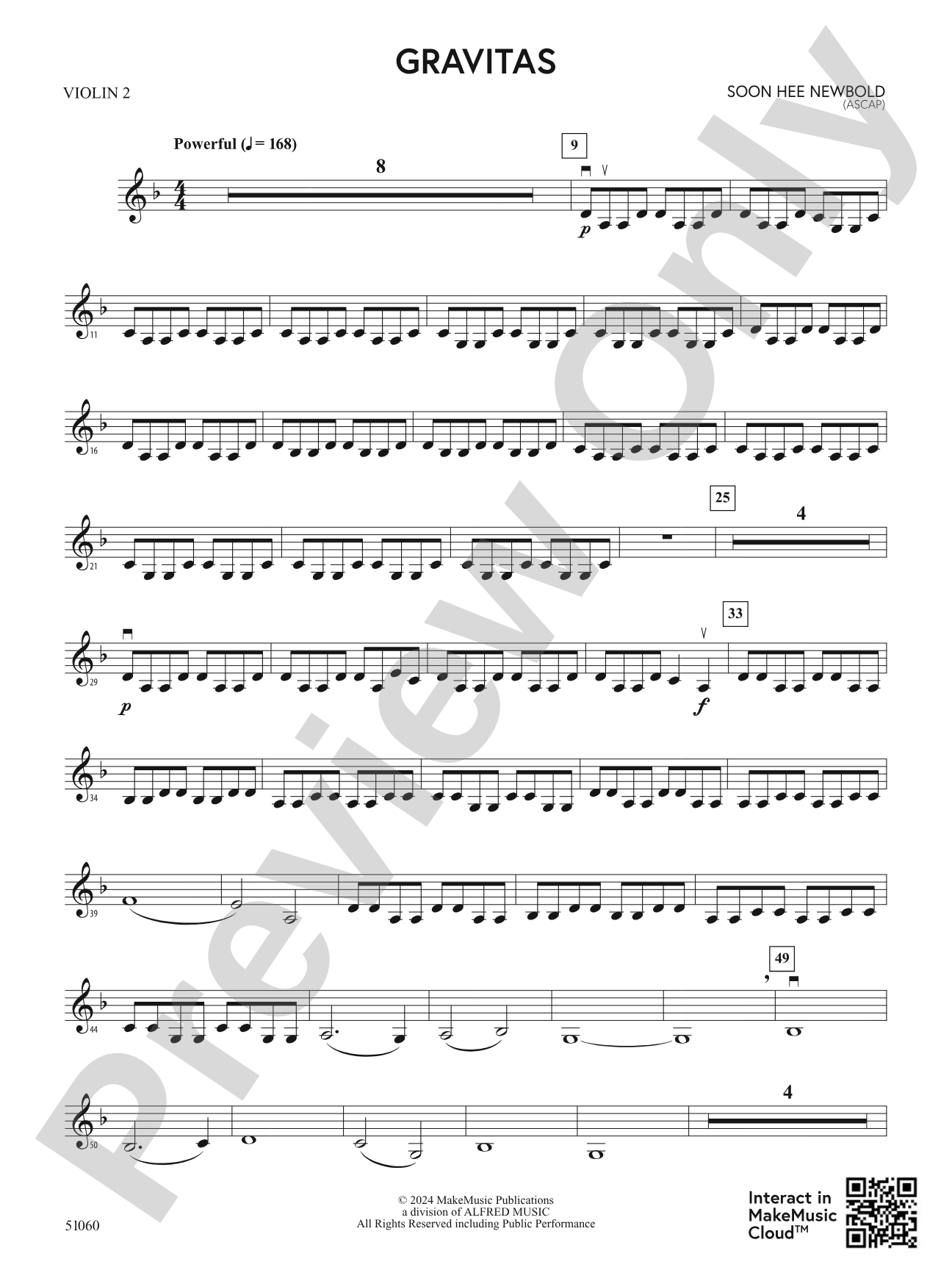 Gravitas: 2nd Violin