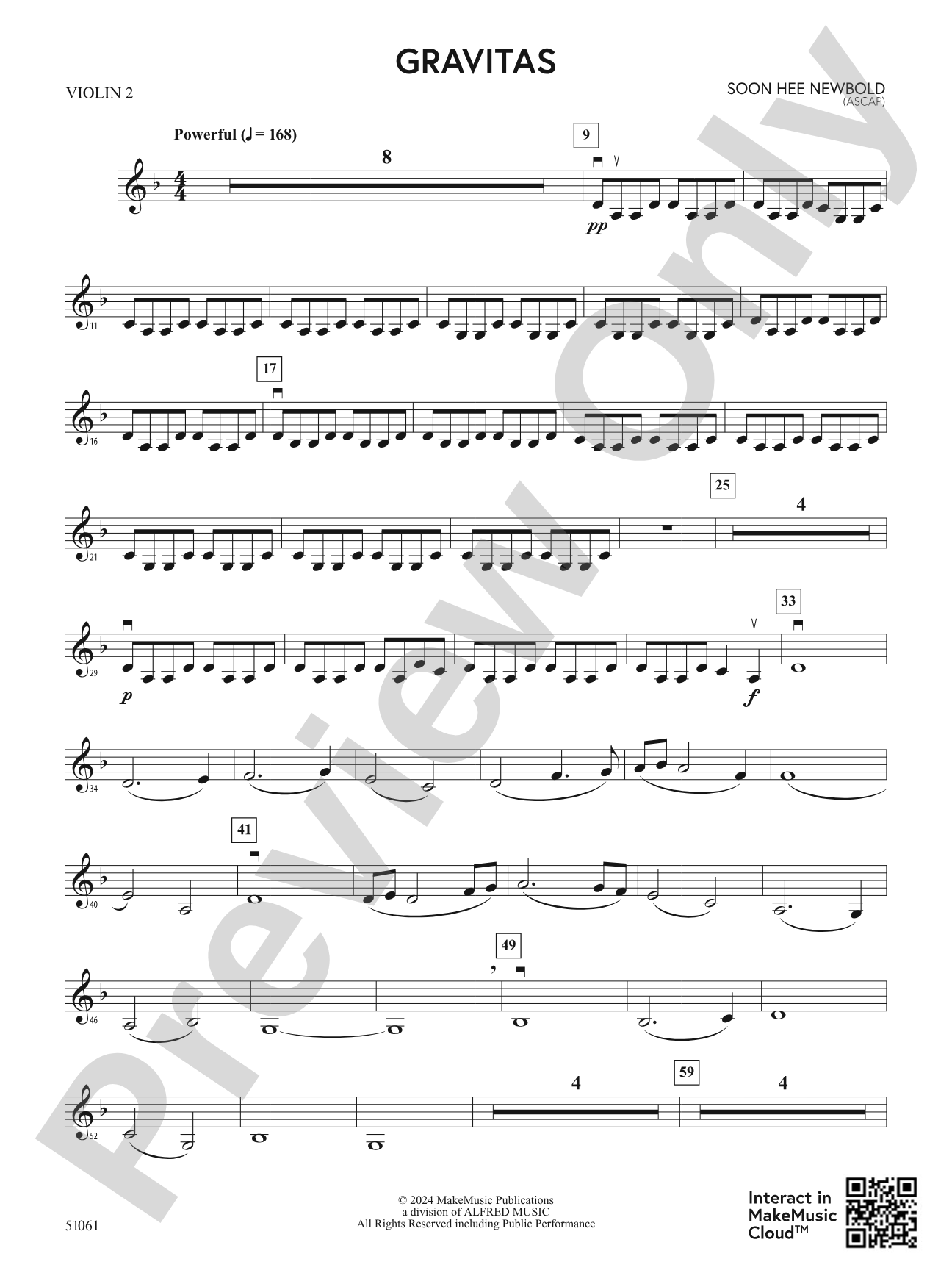 Gravitas: 2nd Violin