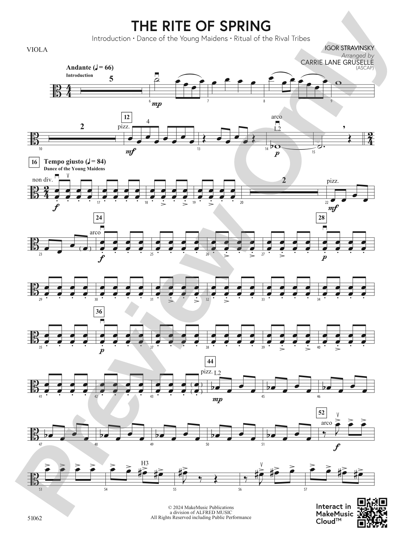 The Rite of Spring: Viola