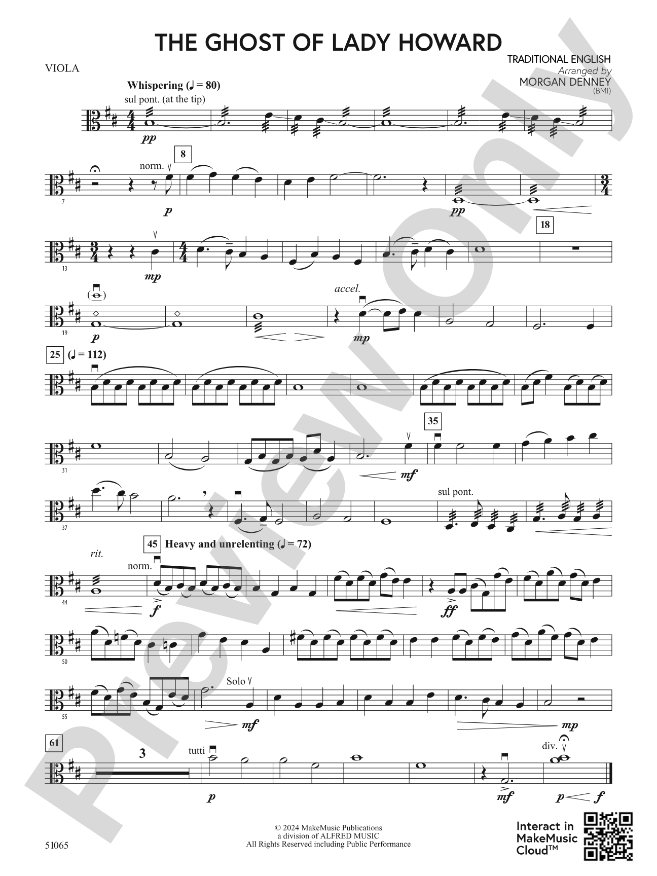 The Ghost of Lady Howard: Viola