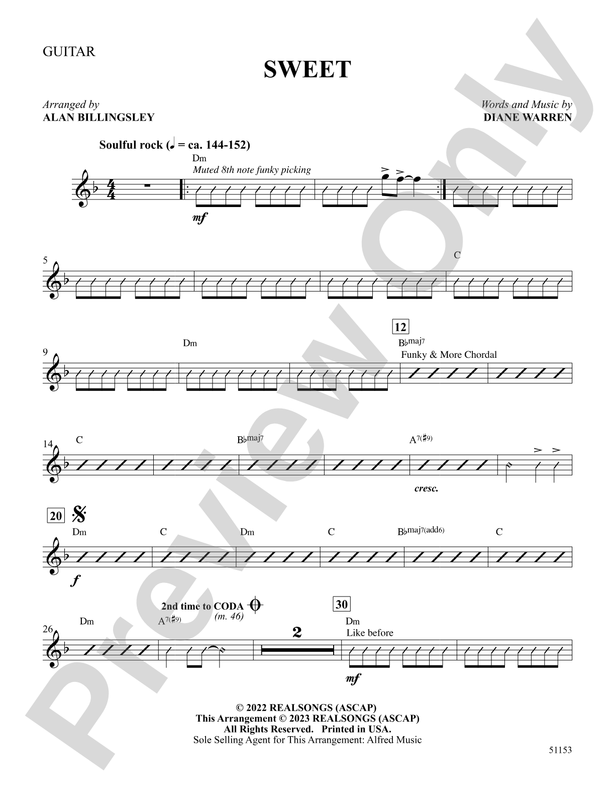 Sweet: Guitar