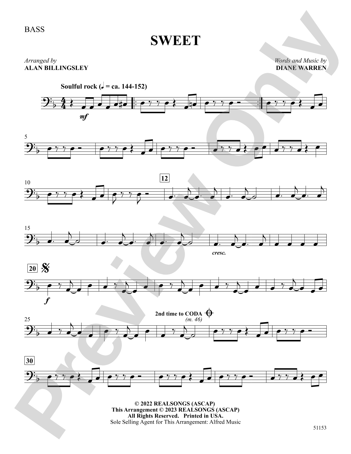 Sweet: String Bass