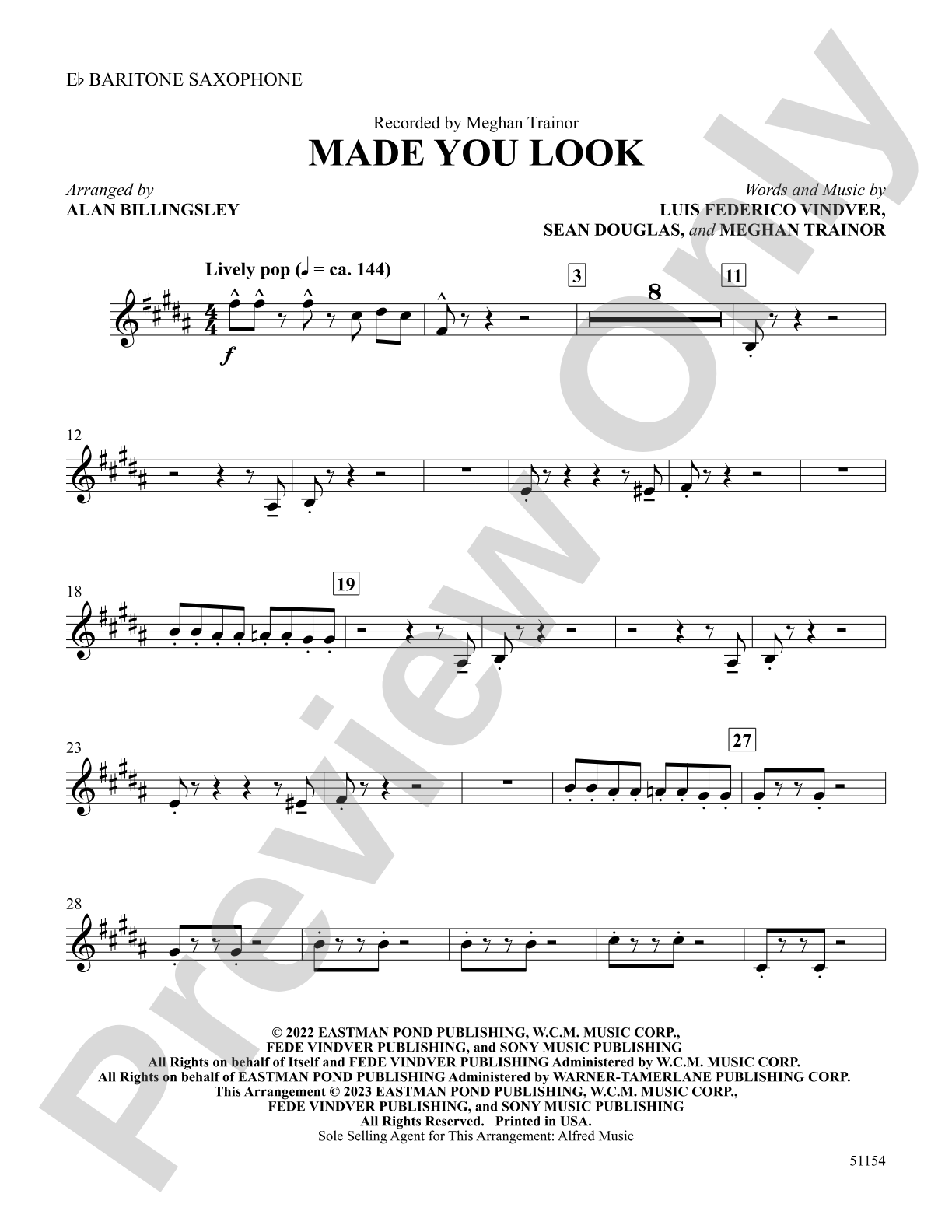 Made You Look: E-flat Baritone Saxophone