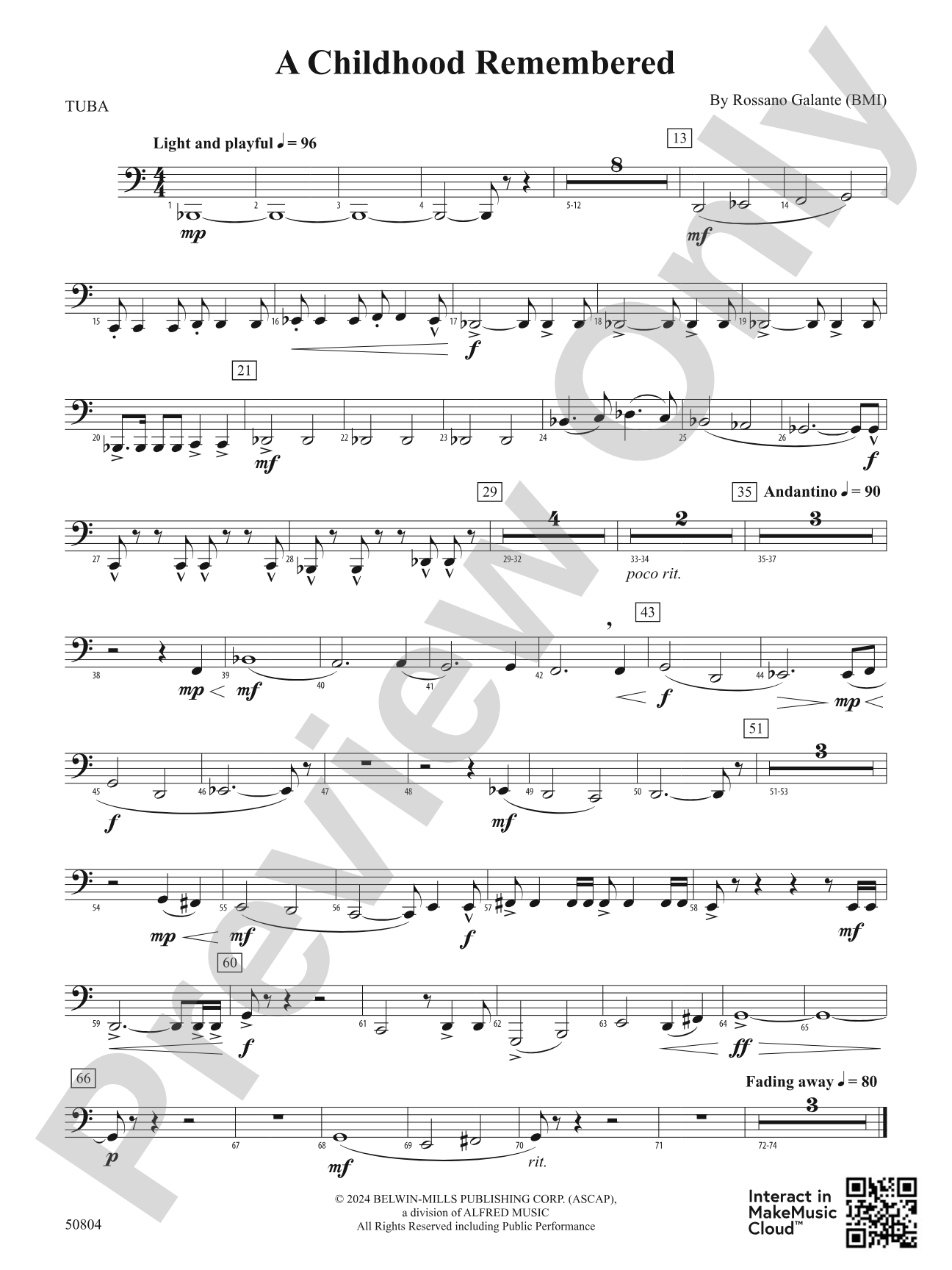 A Childhood Remembered: Tuba