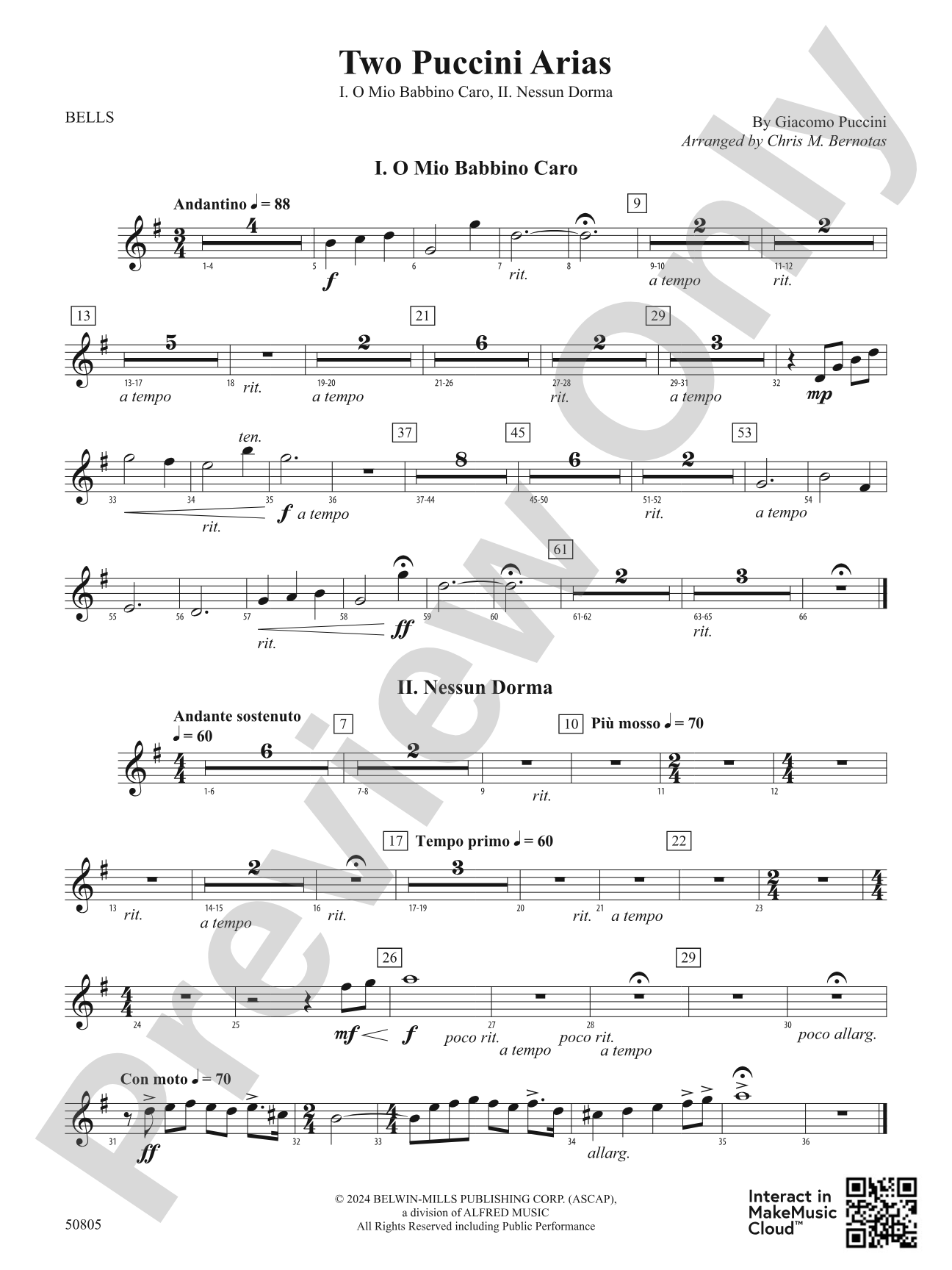Two Puccini Arias: Mallets
