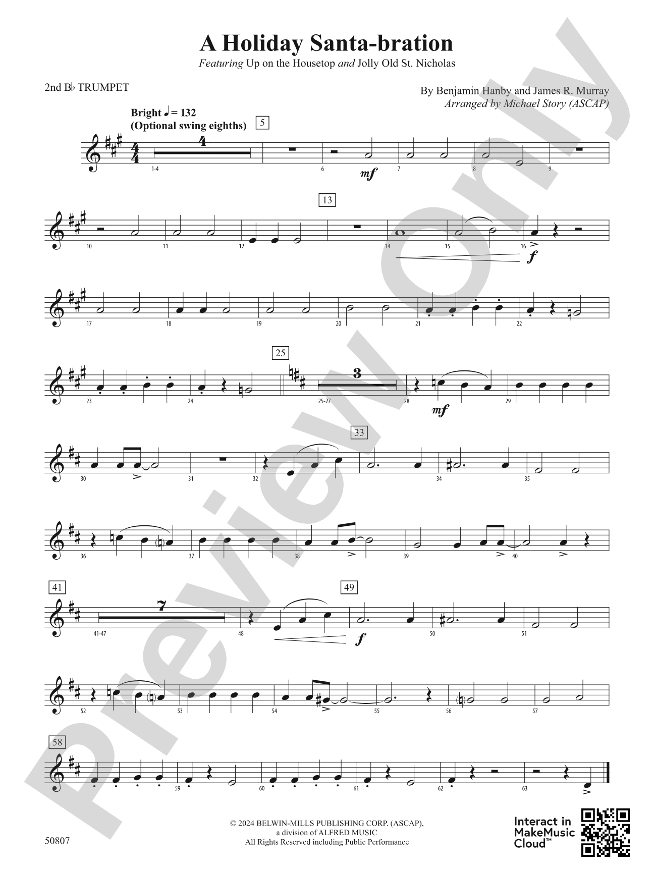 A Holiday Santa-bration: 2nd B-flat Trumpet