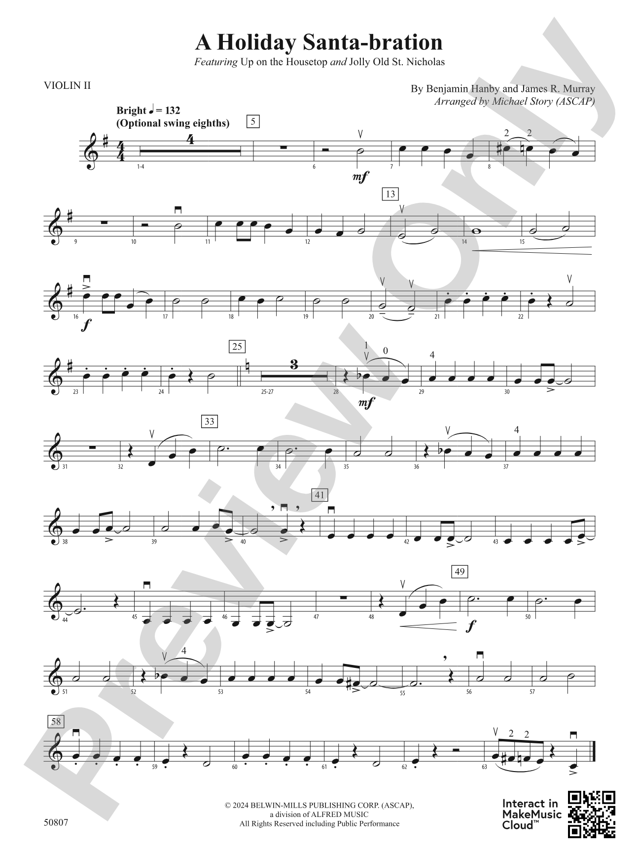 A Holiday Santa-bration: 2nd Violin