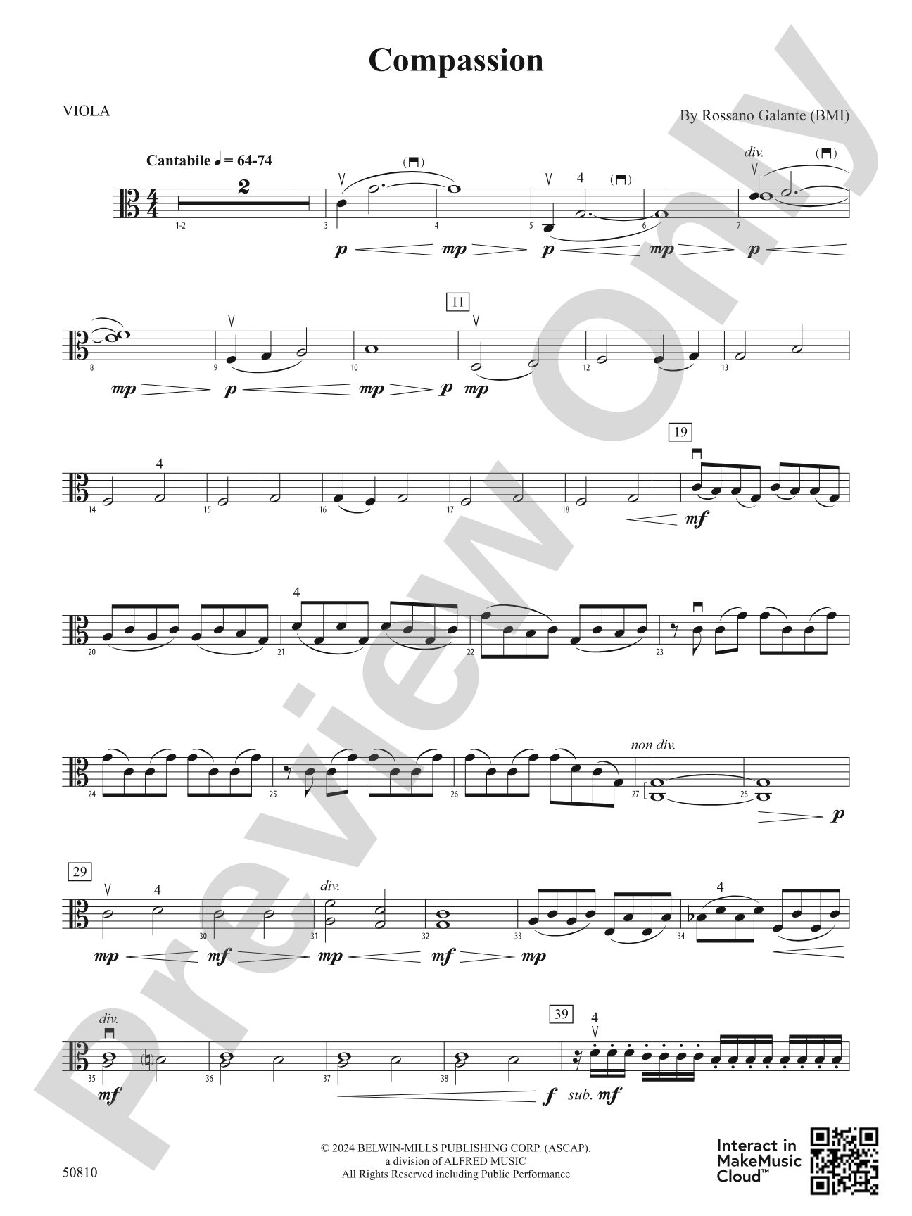 Compassion: Viola