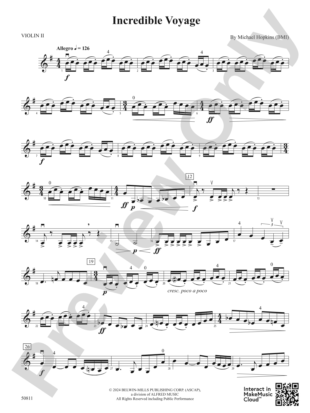 Incredible Voyage: 2nd Violin