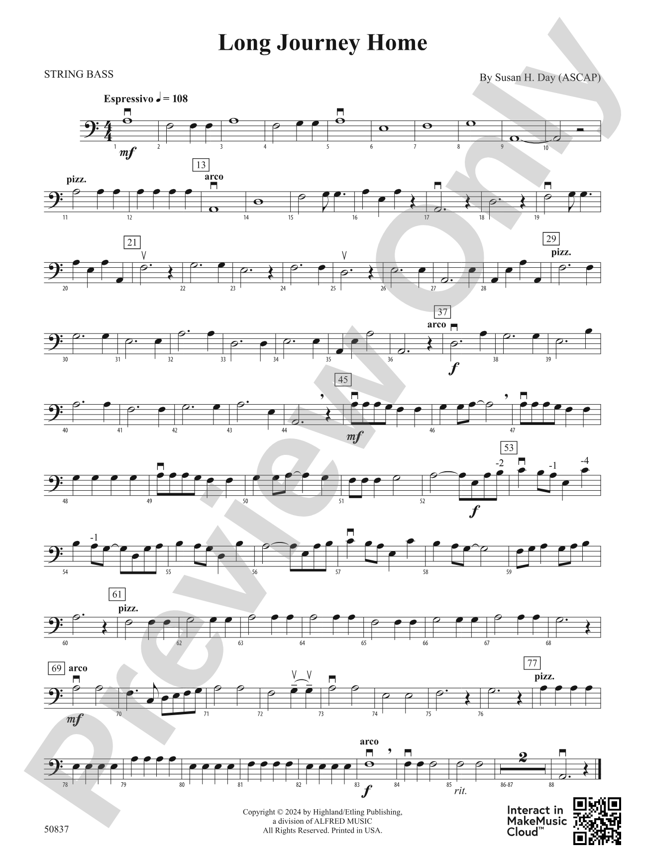 Long Journey Home: String Bass