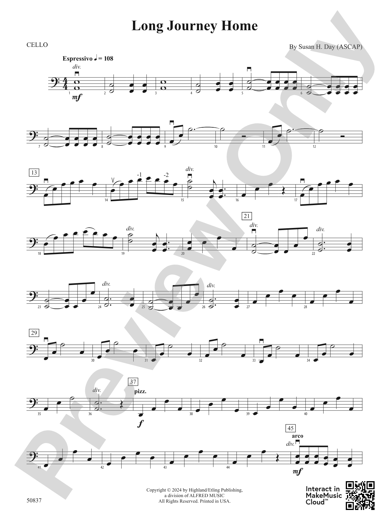 Long Journey Home: Cello