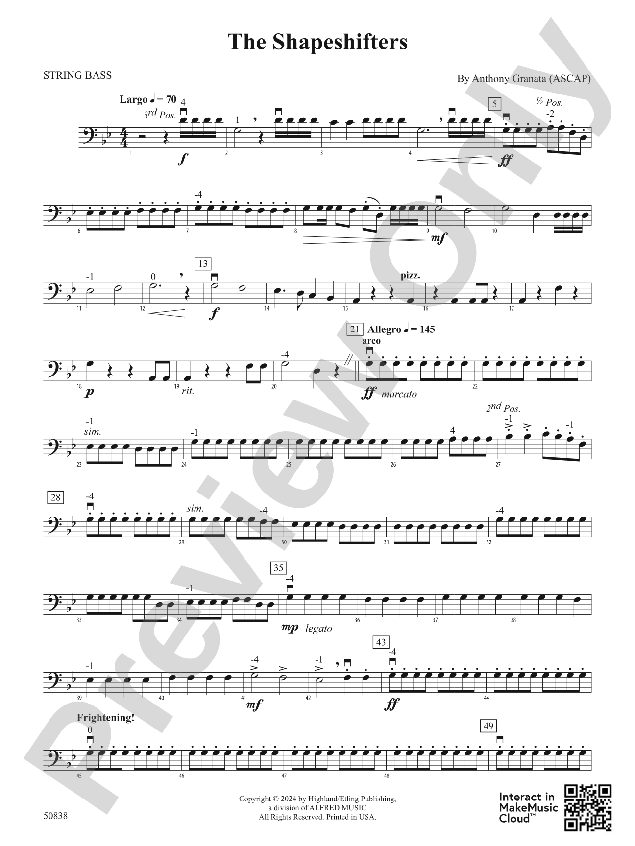 The Shapeshifters: String Bass