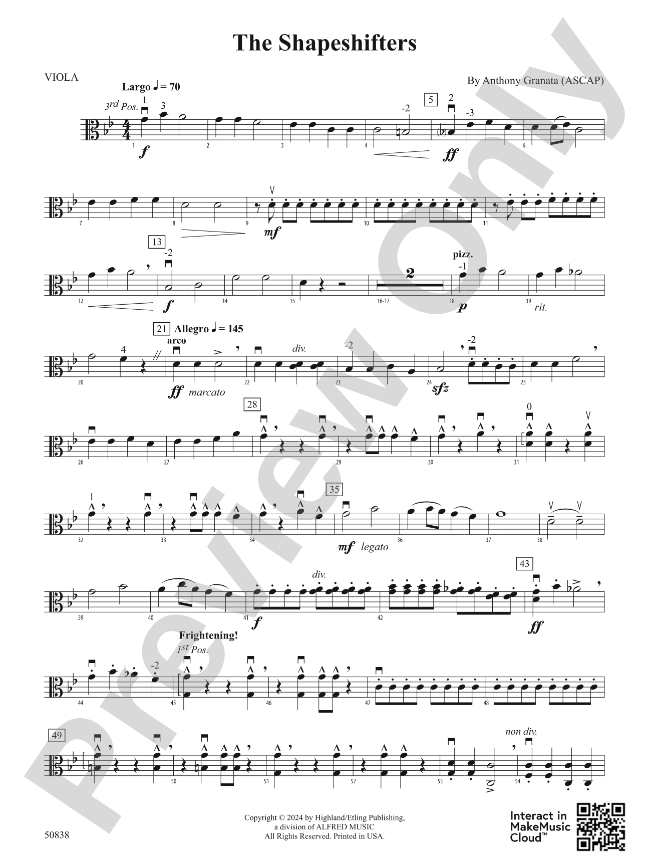 The Shapeshifters: Viola