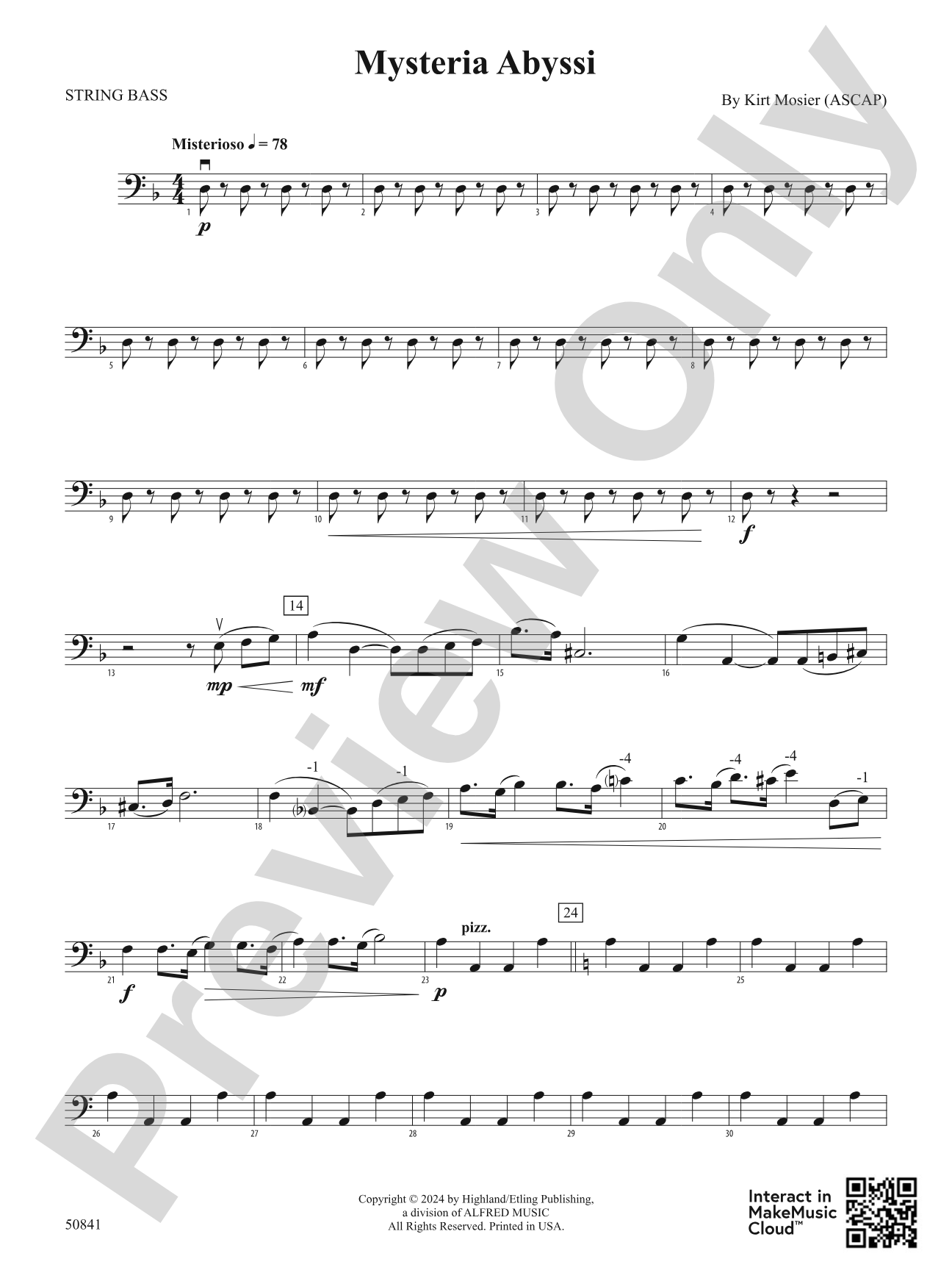 Mysteria Abyssi: String Bass