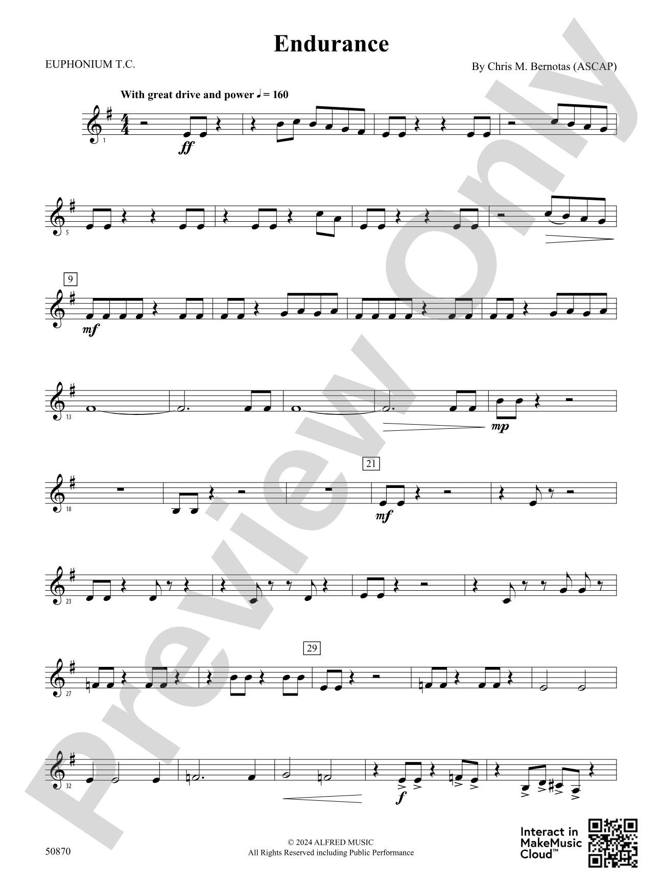 Endurance: Baritone T.C.