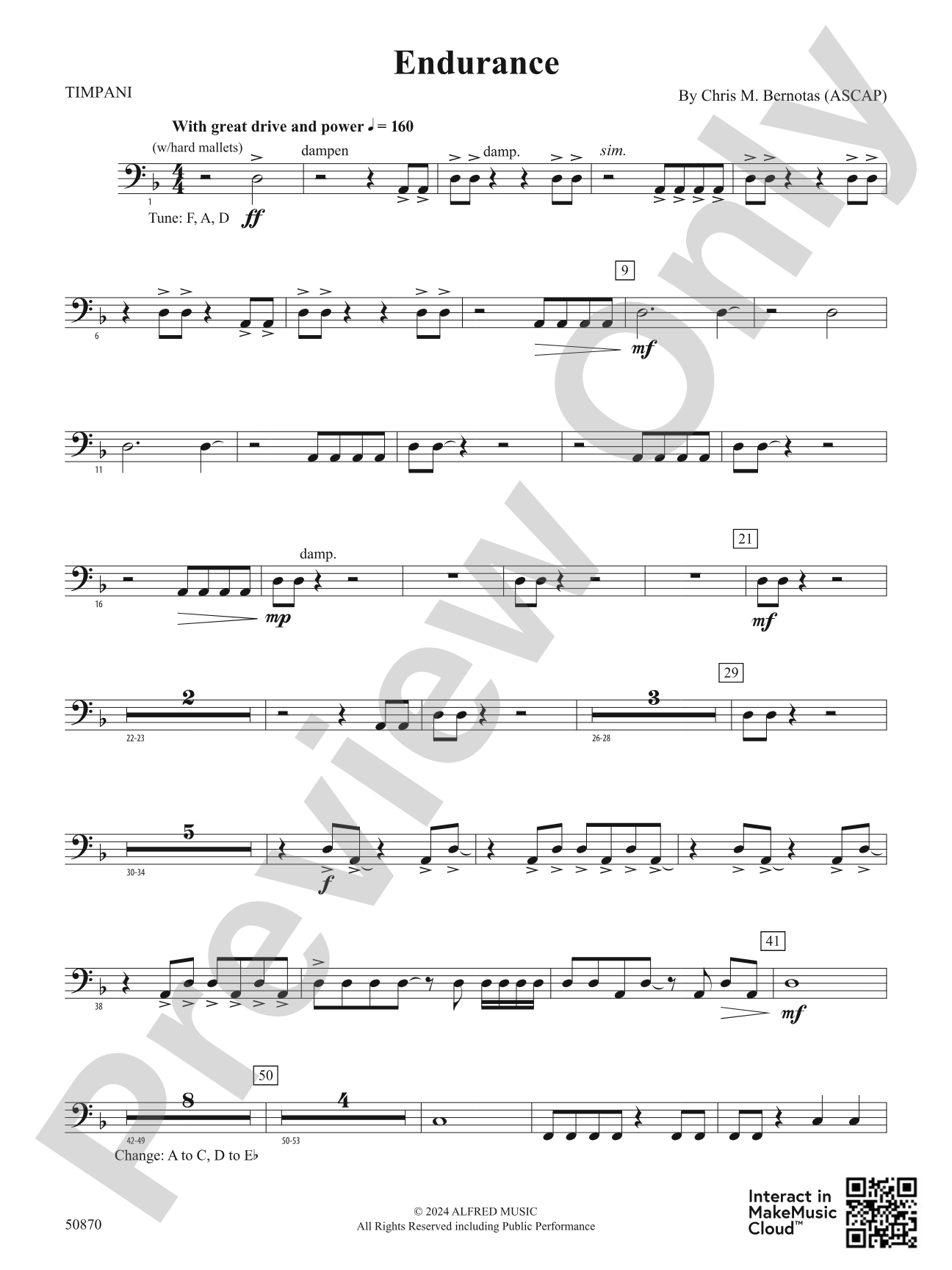 Endurance: Timpani