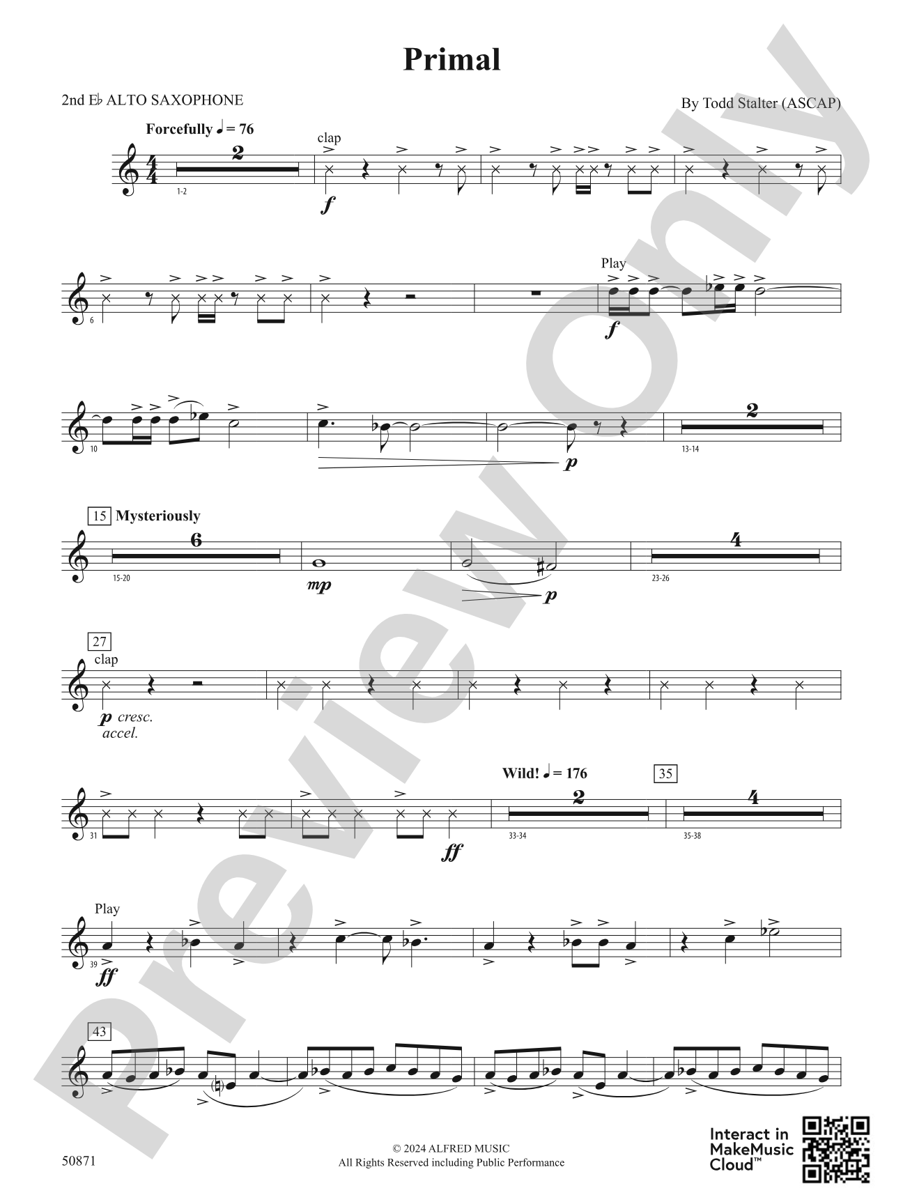 Primal: 2nd E-flat Alto Saxophone
