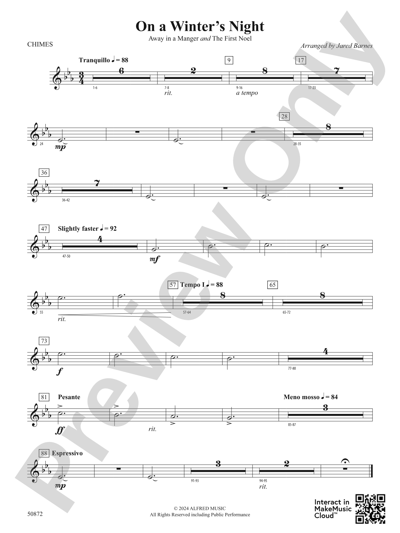 On a Winter's Night: 3rd Mallet Percussion