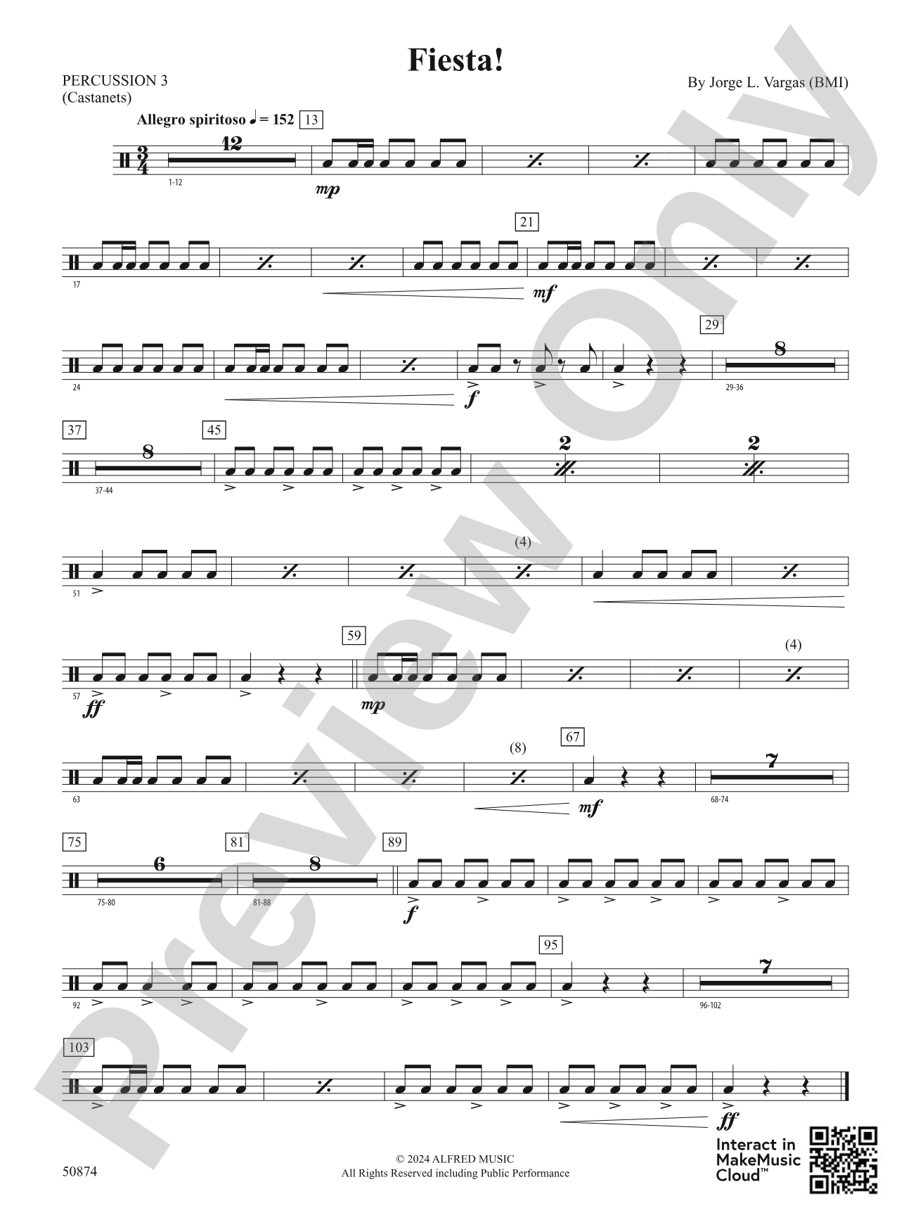 Fiesta!: 3rd Percussion