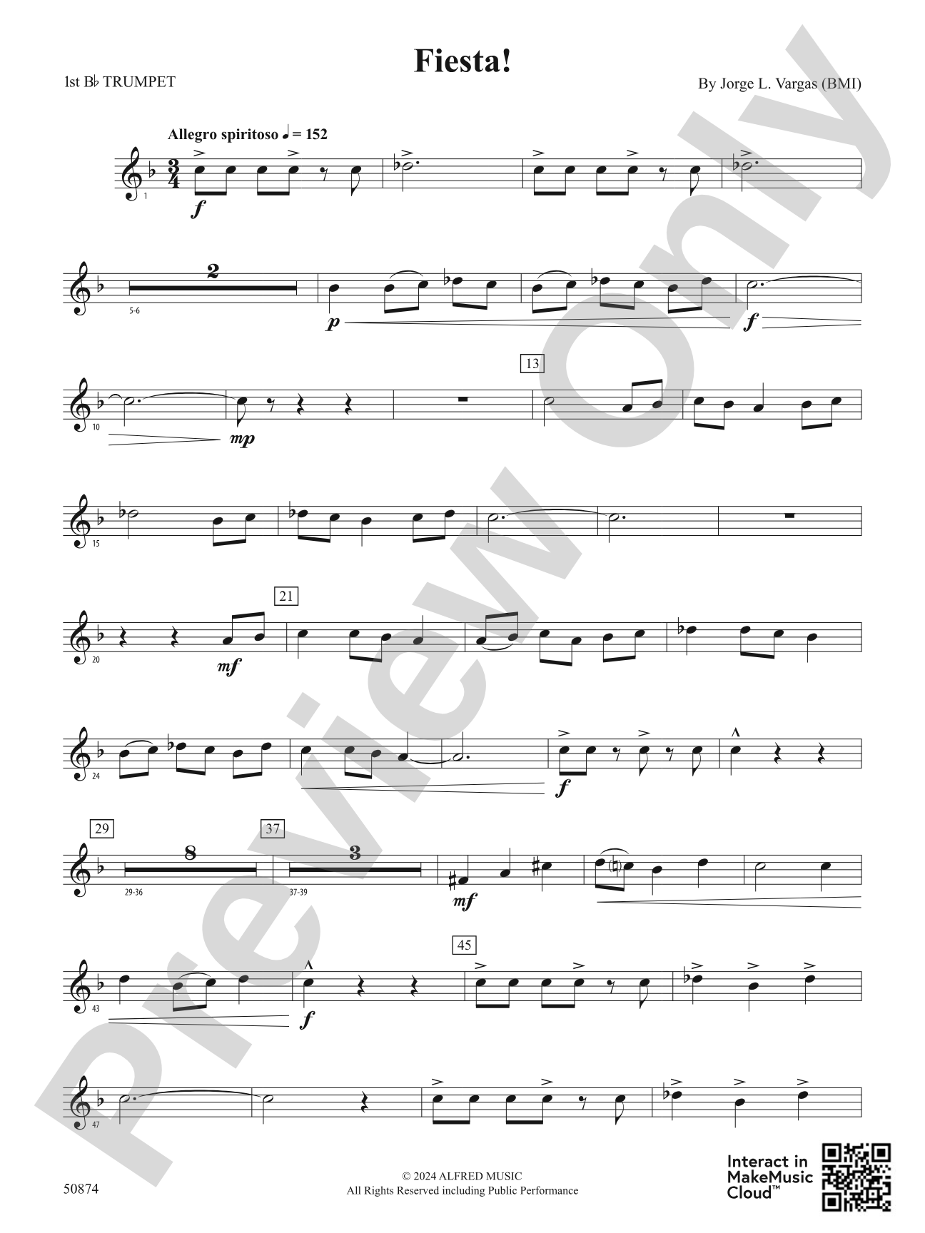 Fiesta!: 1st B-flat Trumpet