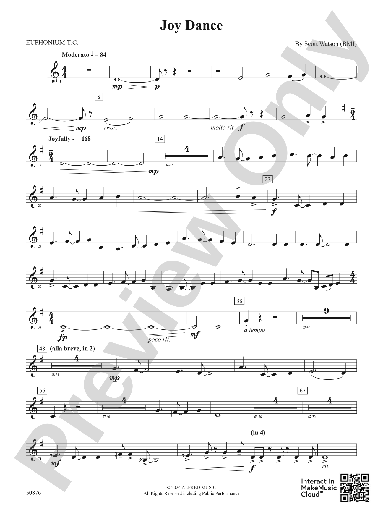 Joy Dance: Baritone T.C.