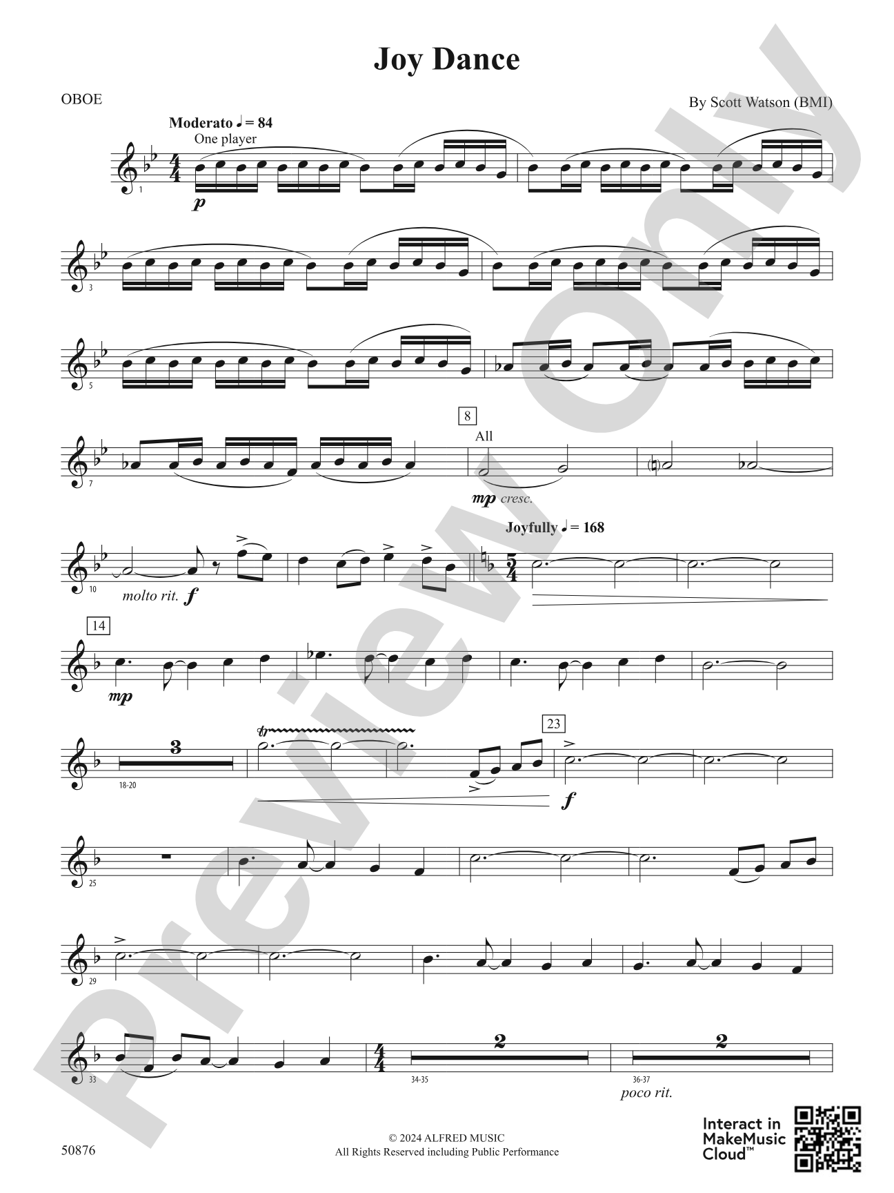 Joy Dance: Oboe