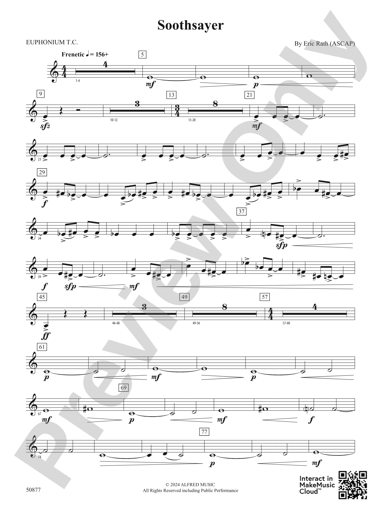 Soothsayer: Baritone T.C.