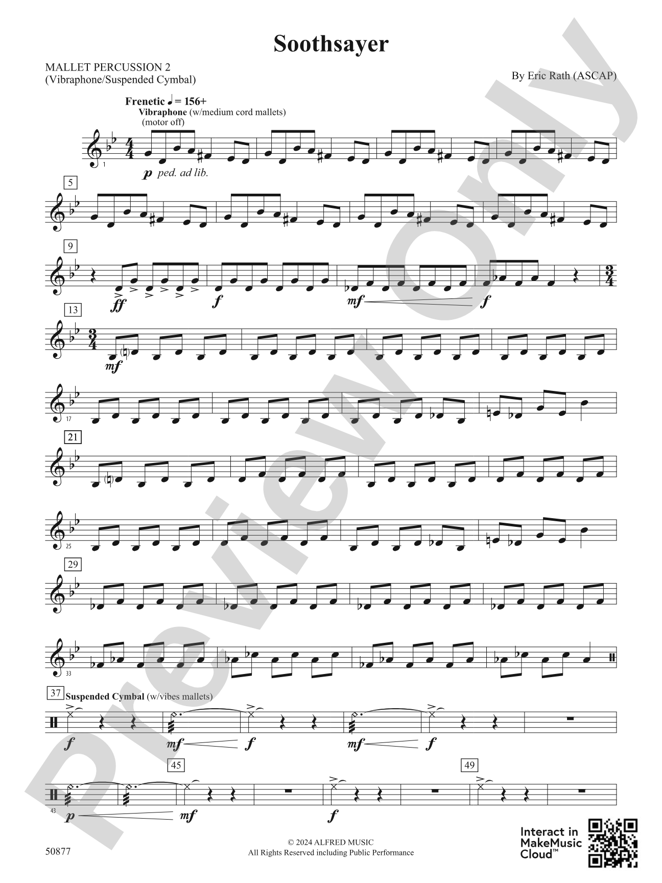 Soothsayer: 2nd Mallet Percussion