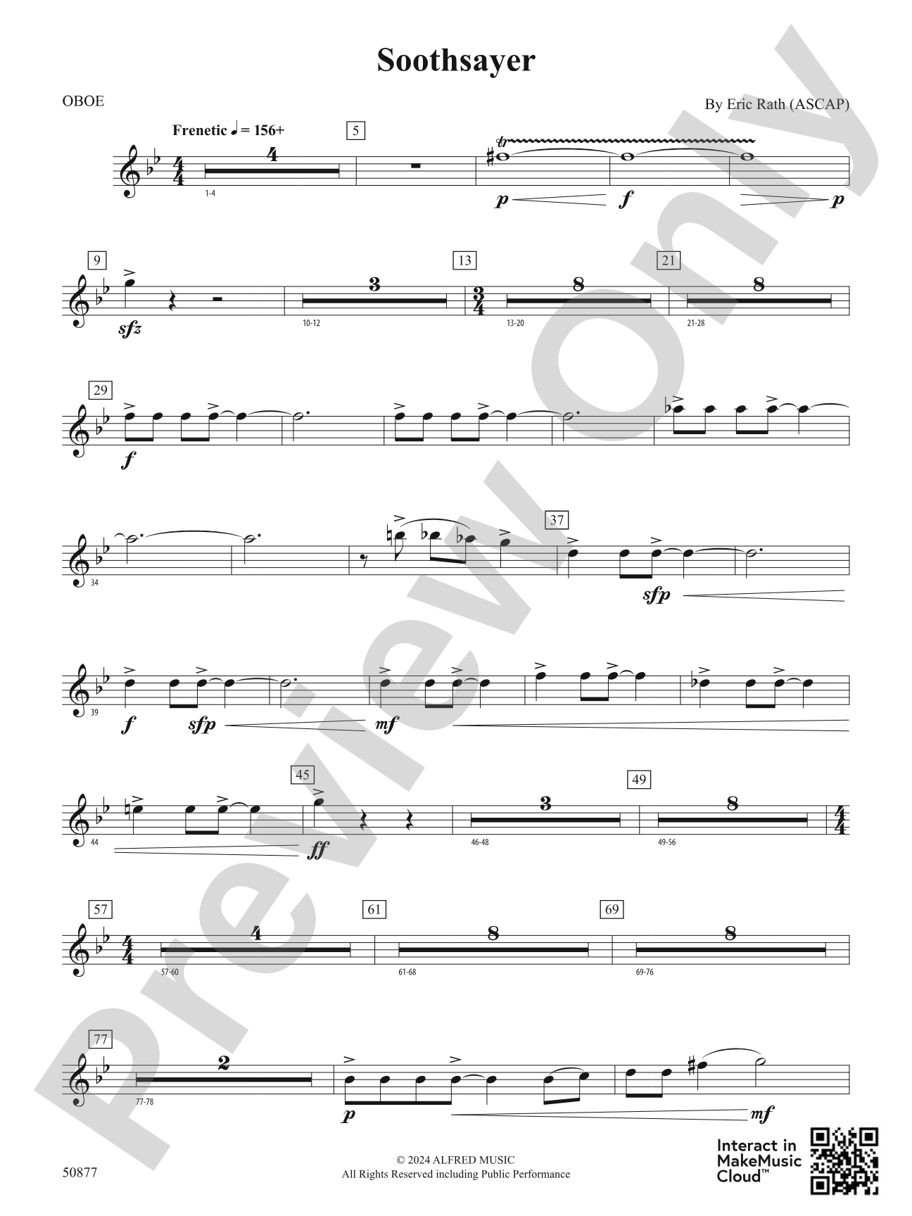 Soothsayer: Oboe
