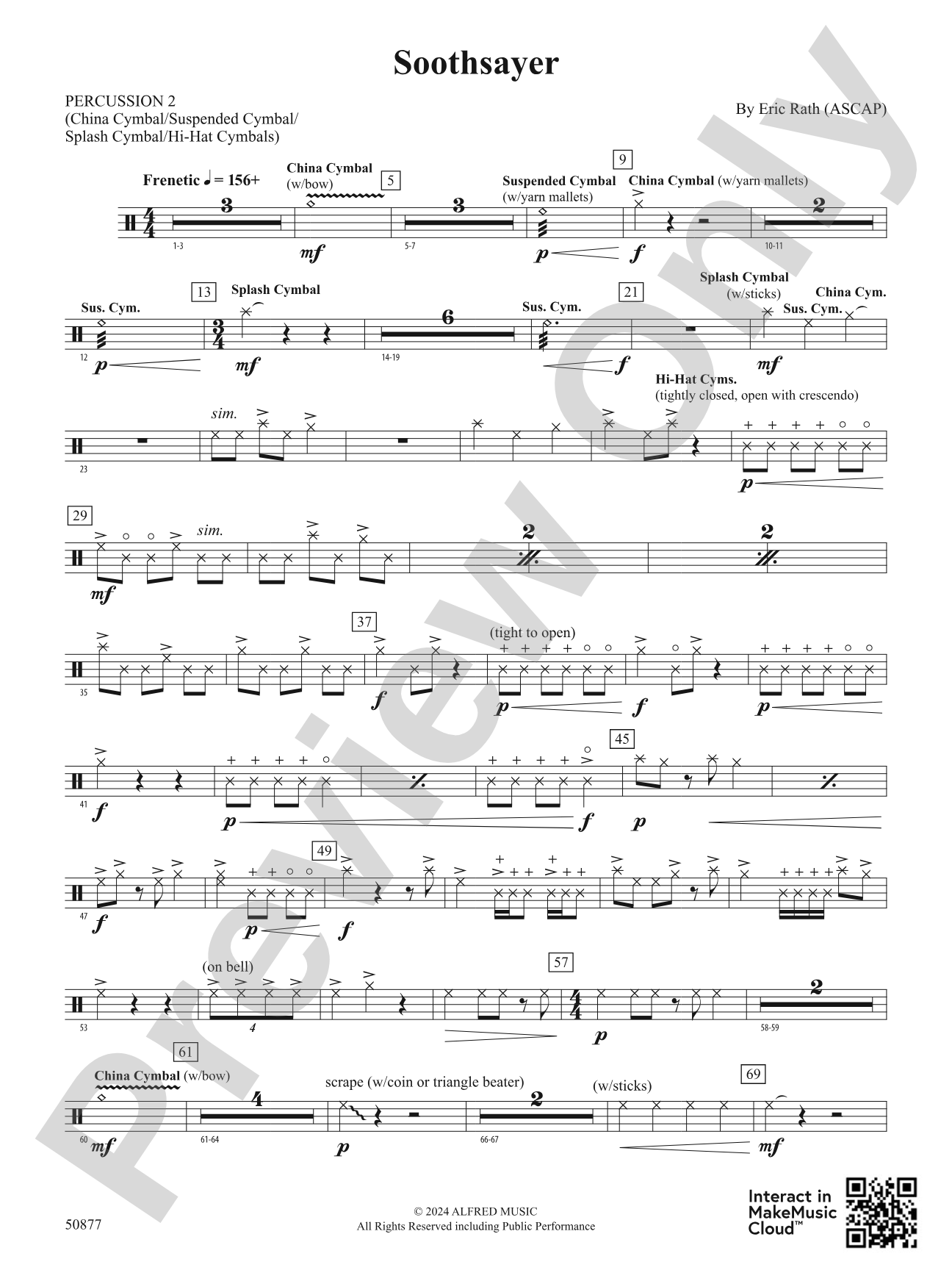 Soothsayer: 2nd Percussion