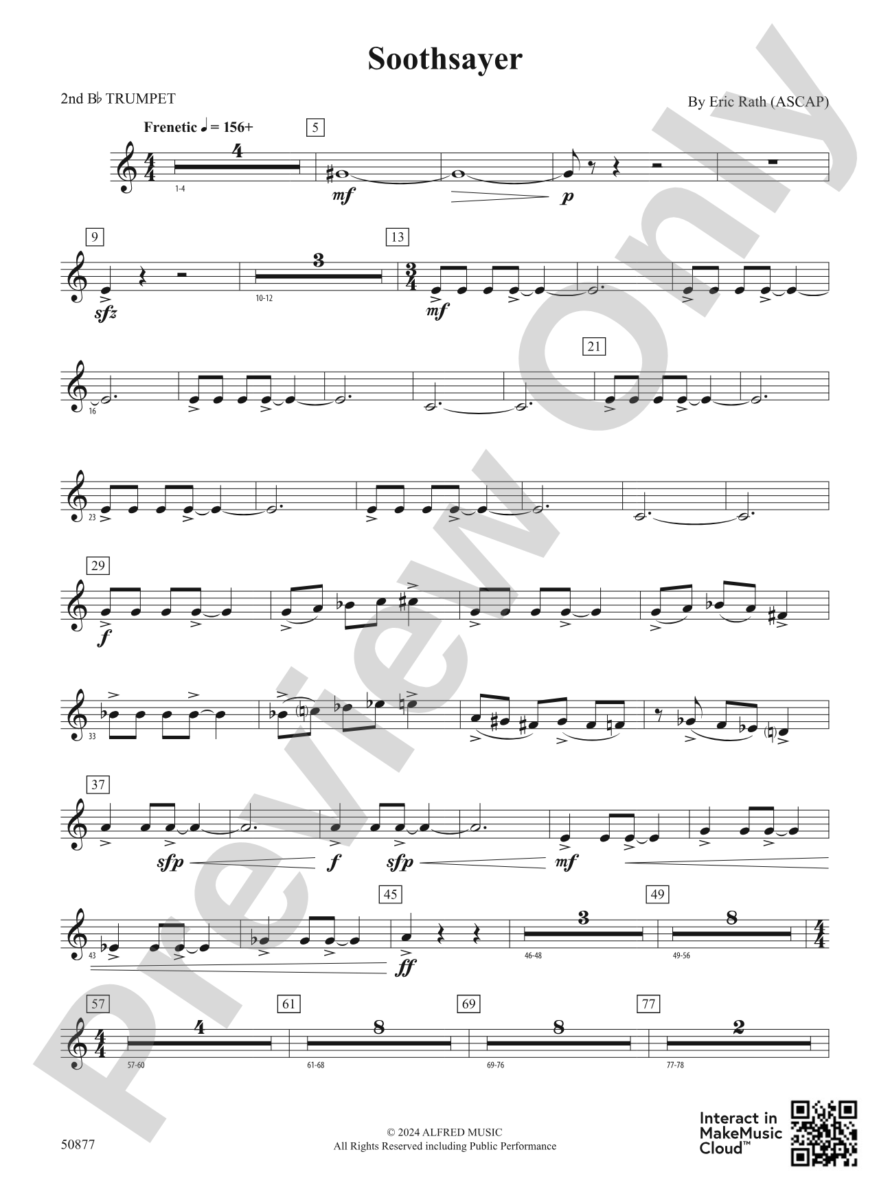 Soothsayer: 2nd B-flat Trumpet