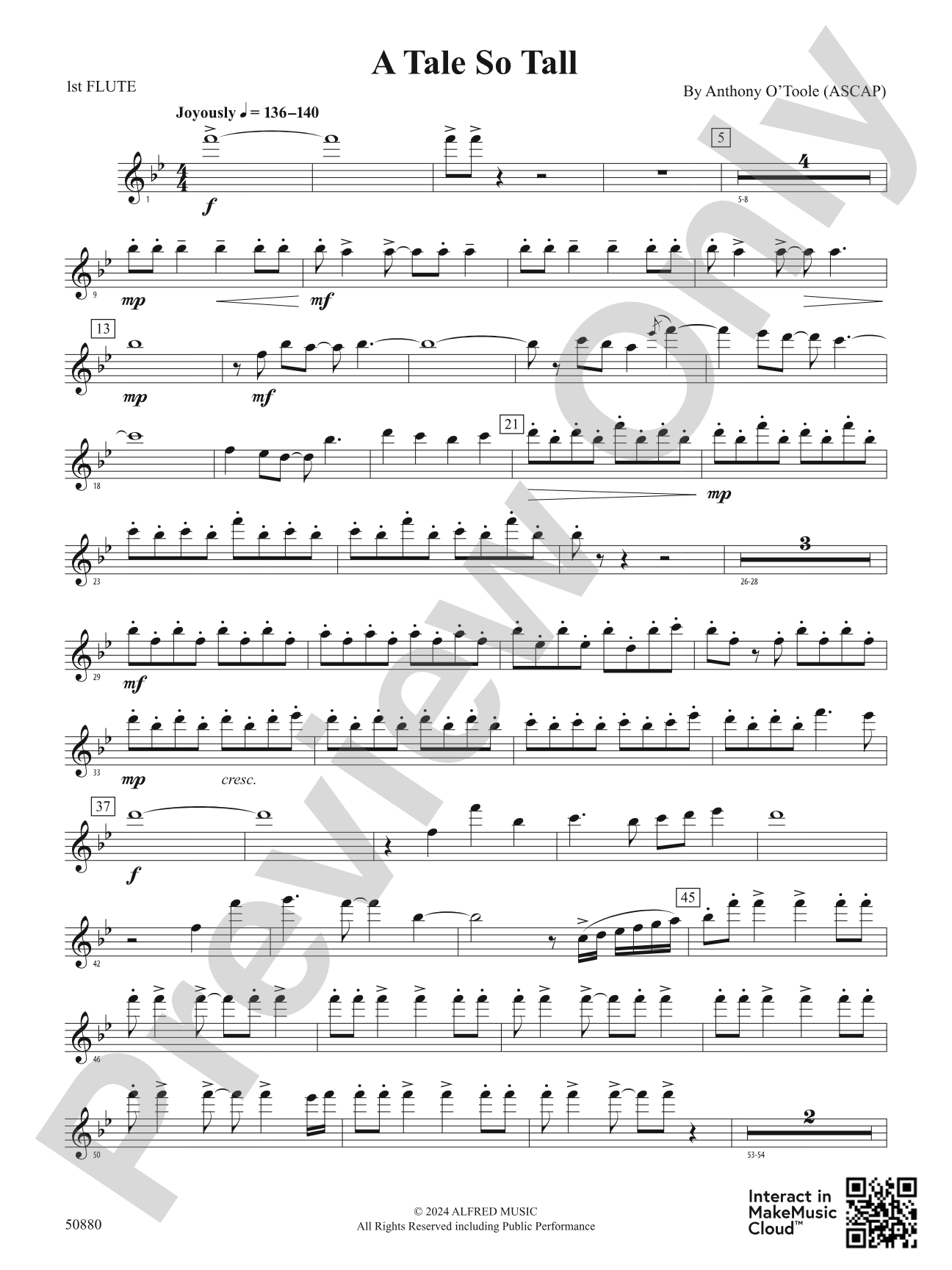 A Tale So Tall: Flute