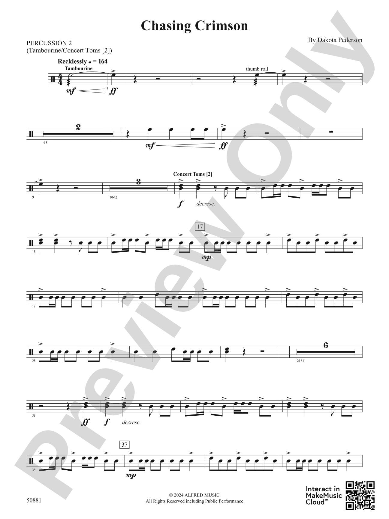 Chasing Crimson: 2nd Percussion