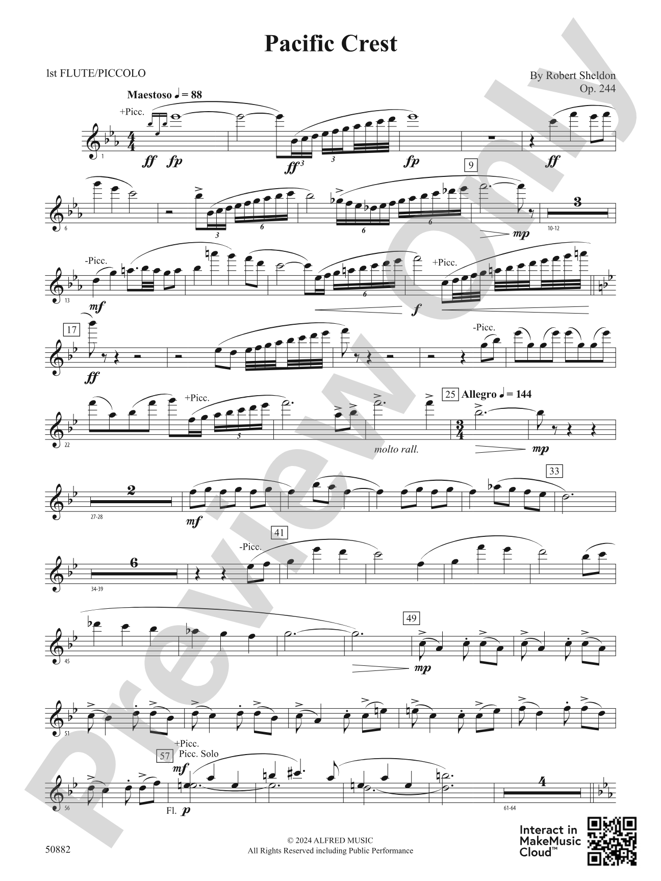 Pacific Crest: Flute