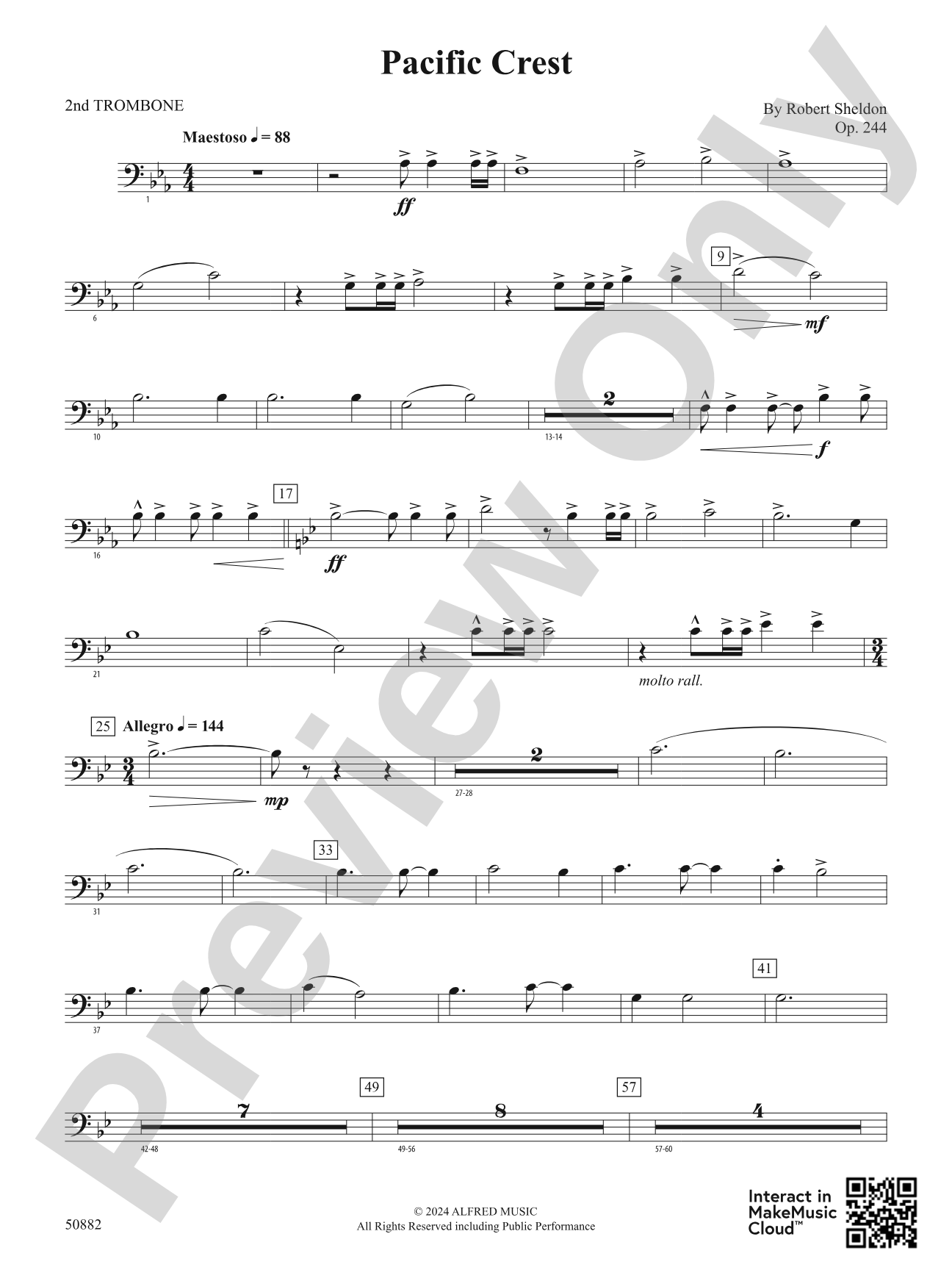 Pacific Crest: 2nd Trombone