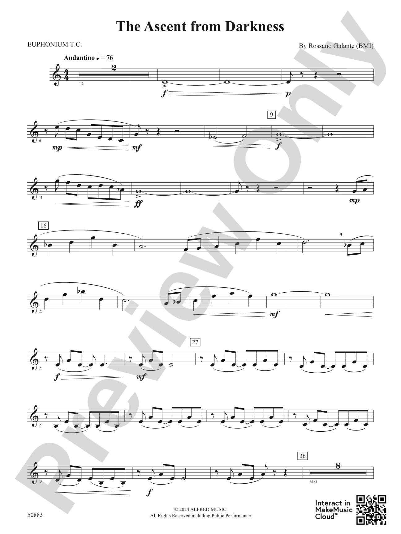 The Ascent from Darkness: Baritone T.C.