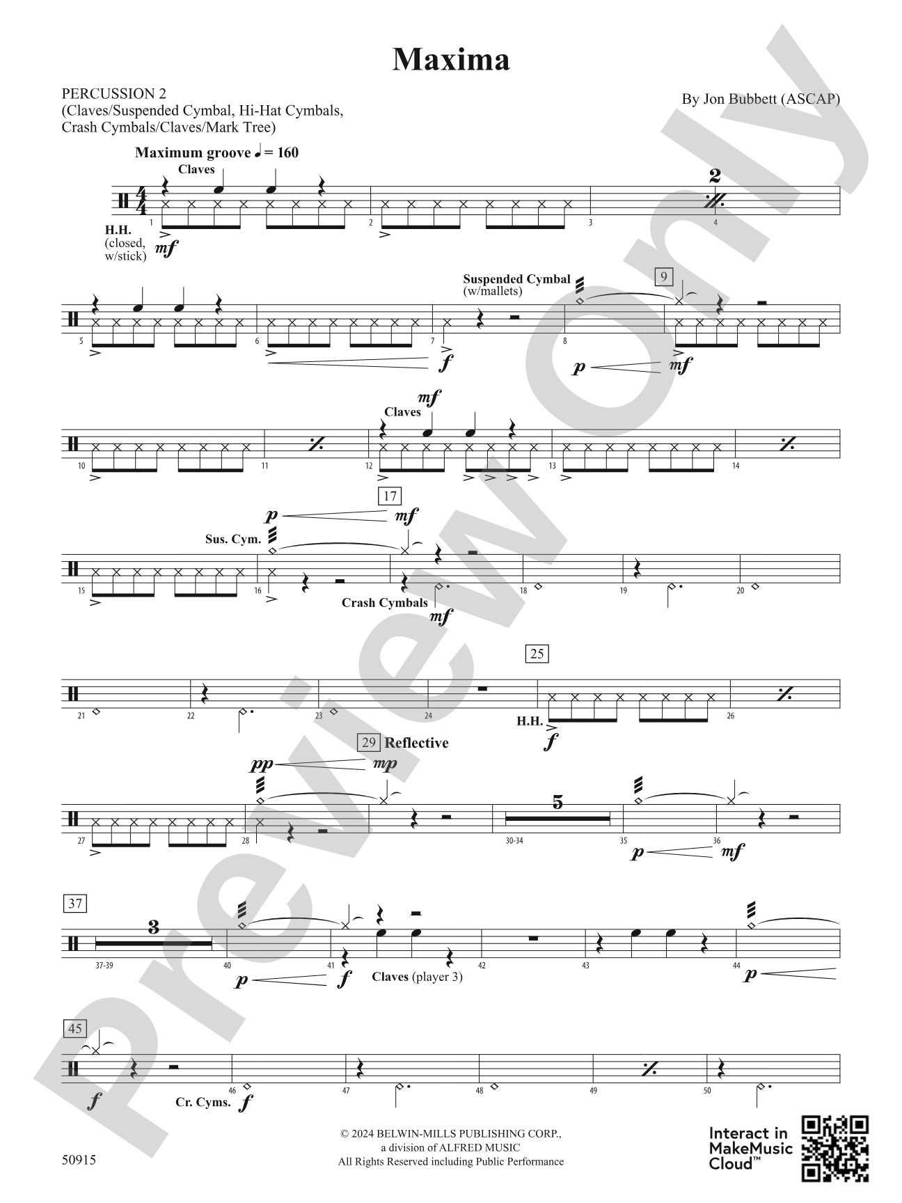 Maxima: 2nd Percussion
